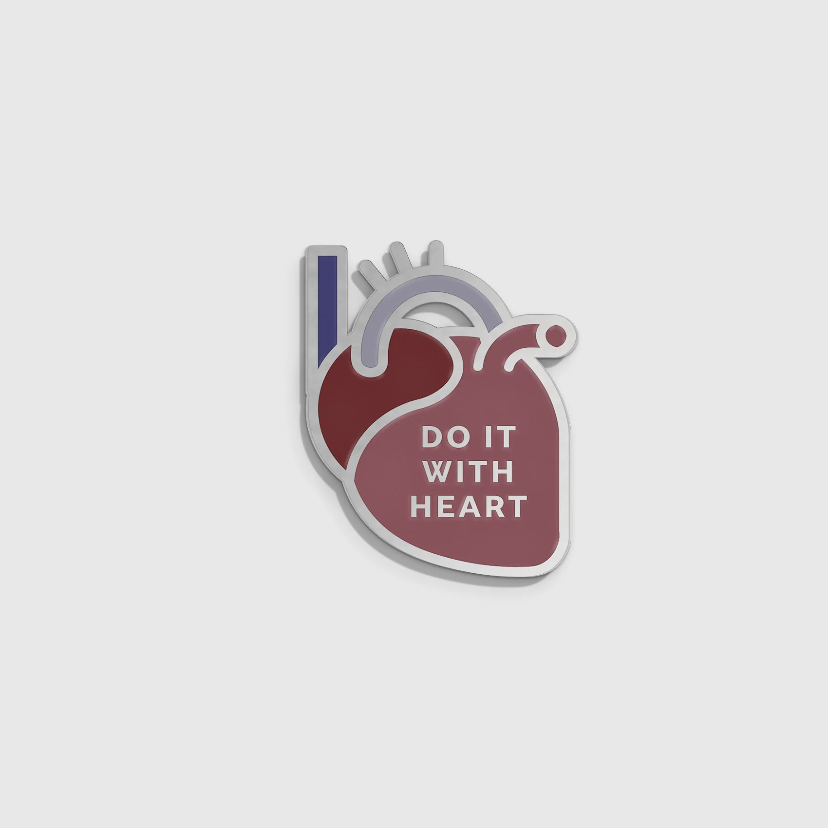 FIGS | V Coterie Do It With Heart - Enamel Pin