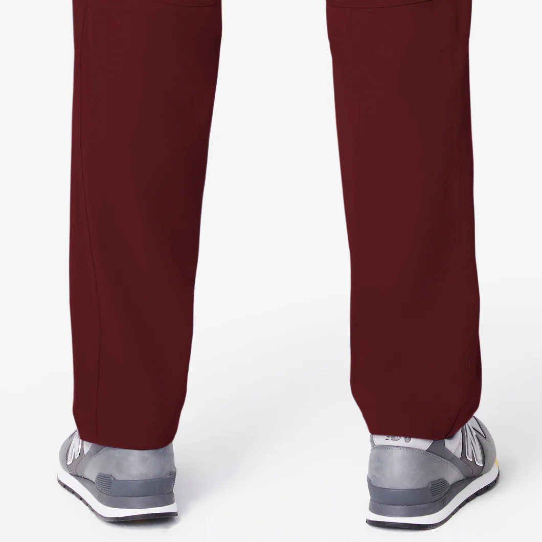 Men's Burgundy Axim™ - Short Cargo Scrub Pants - Image 10