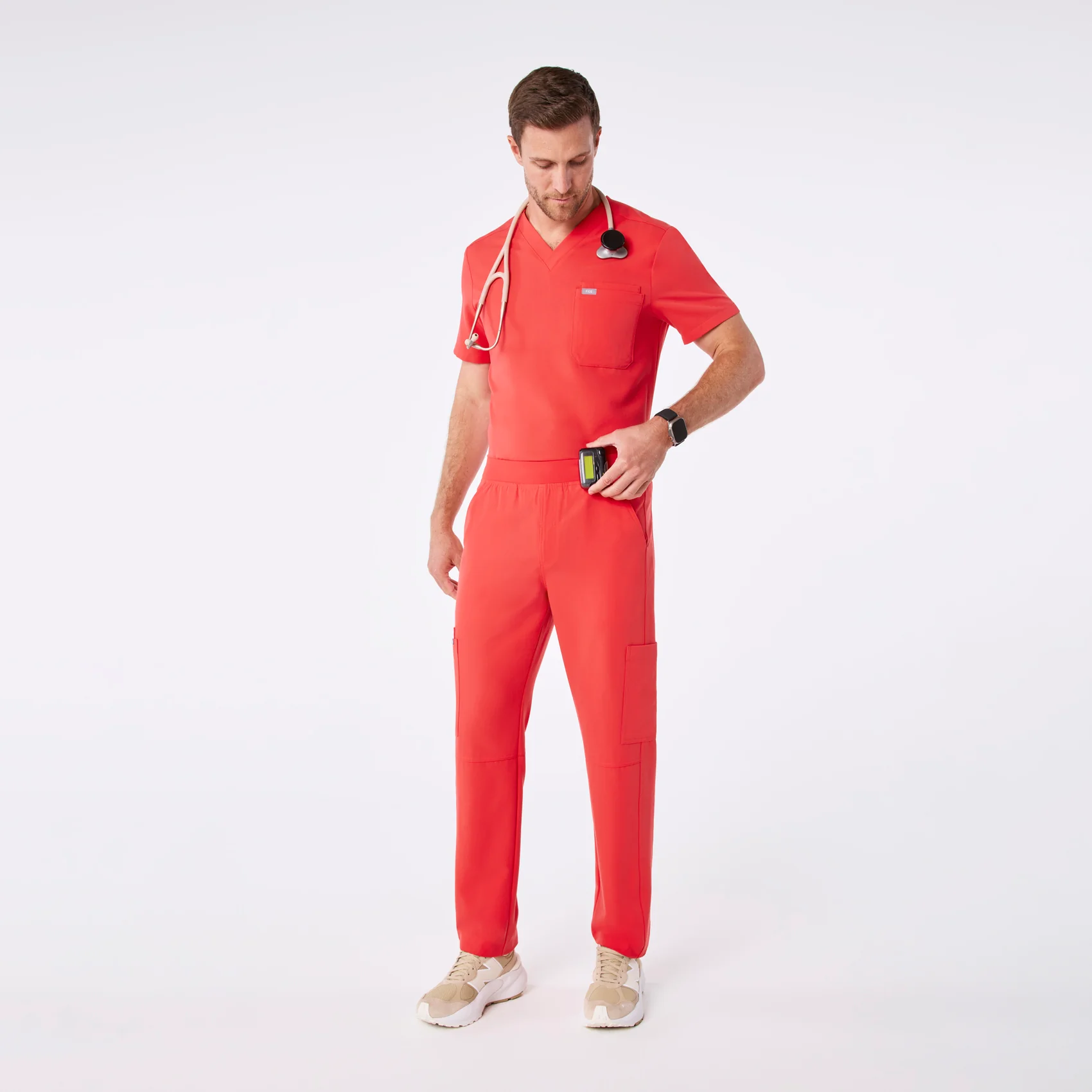 men's Hibiscus Axim - Short Cargo Scrub Pant™ - Image 2