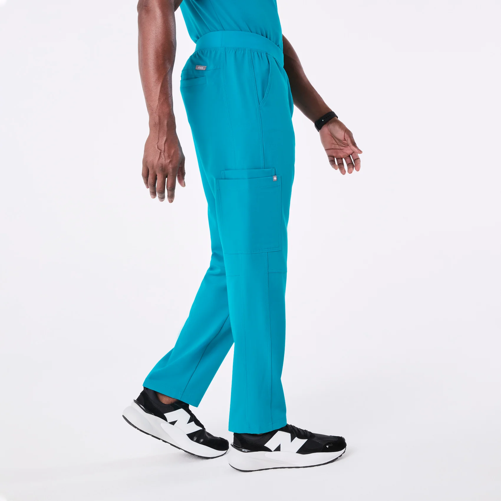 men's Teal Axim - Short Cargo Scrub Pant™ - Image 3