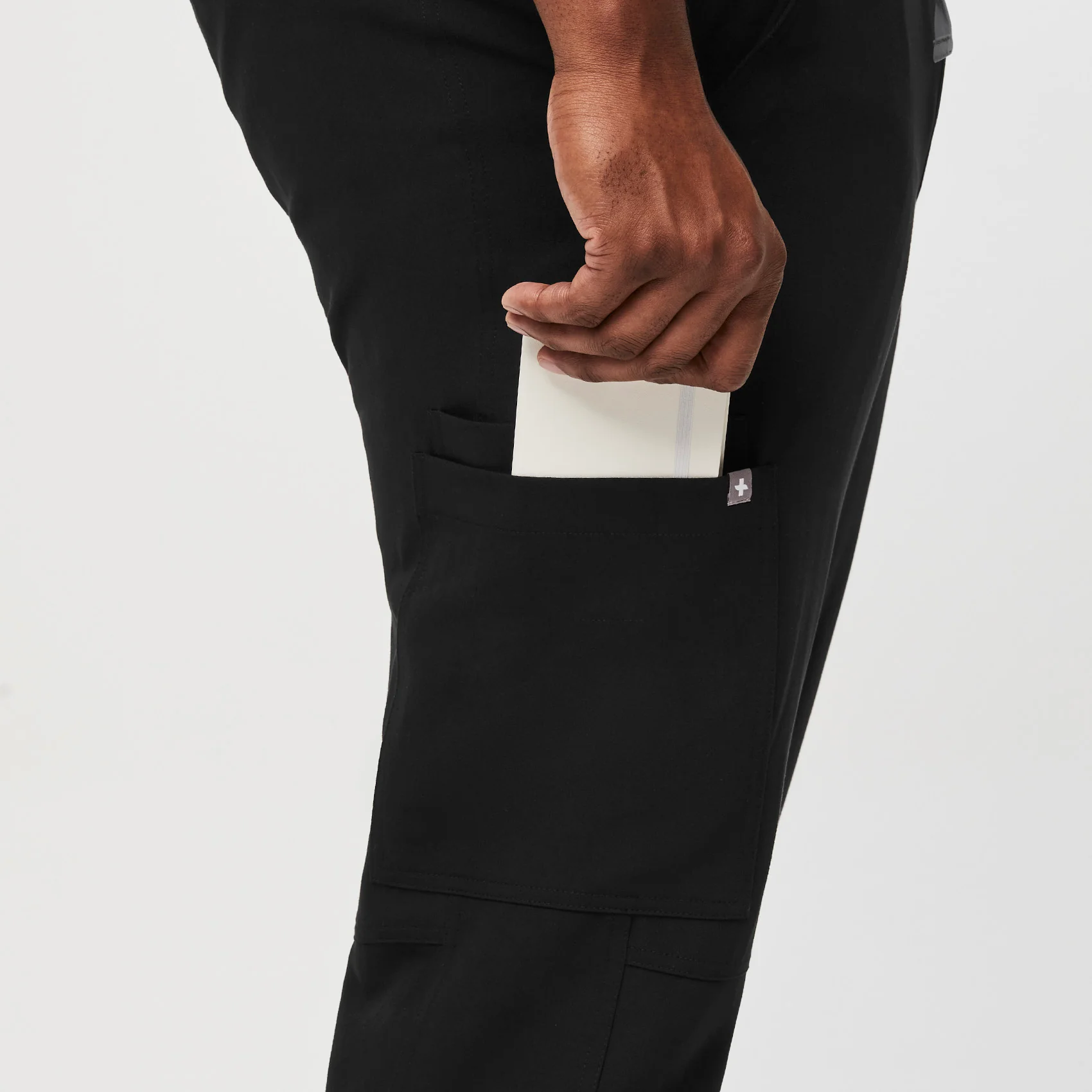 men's Black Axim™ - Tall Cargo Scrub Pants (3XL - 6XL) - Image 6