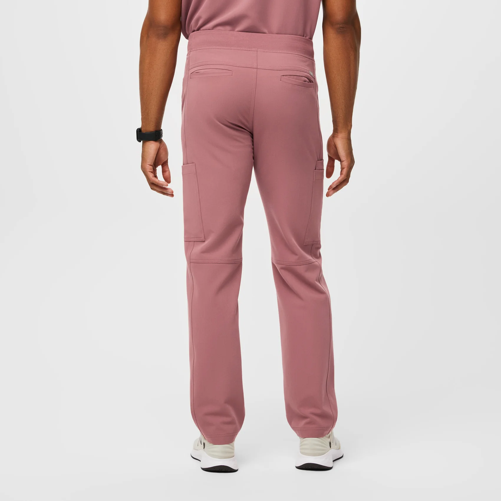 men's Mauve Axim™ - Tall Cargo Scrub Pants (3XL - 6XL) - Image 4