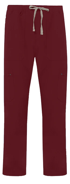 Men's Burgundy Cairo™ - Short Cargo Scrub Pants - Image 10