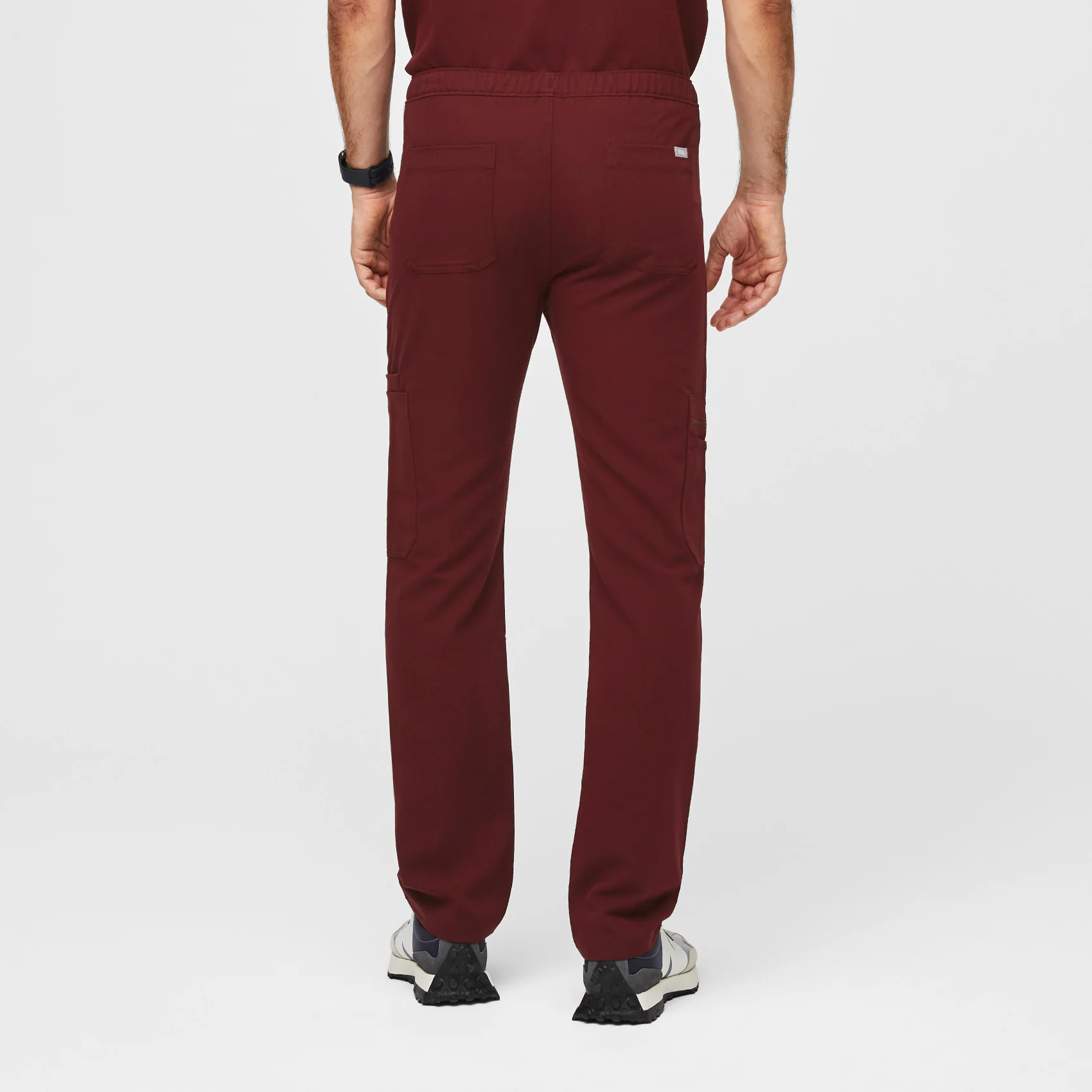 Men's Burgundy Cairo™ - Tall Cargo Scrub Pants - Image 4