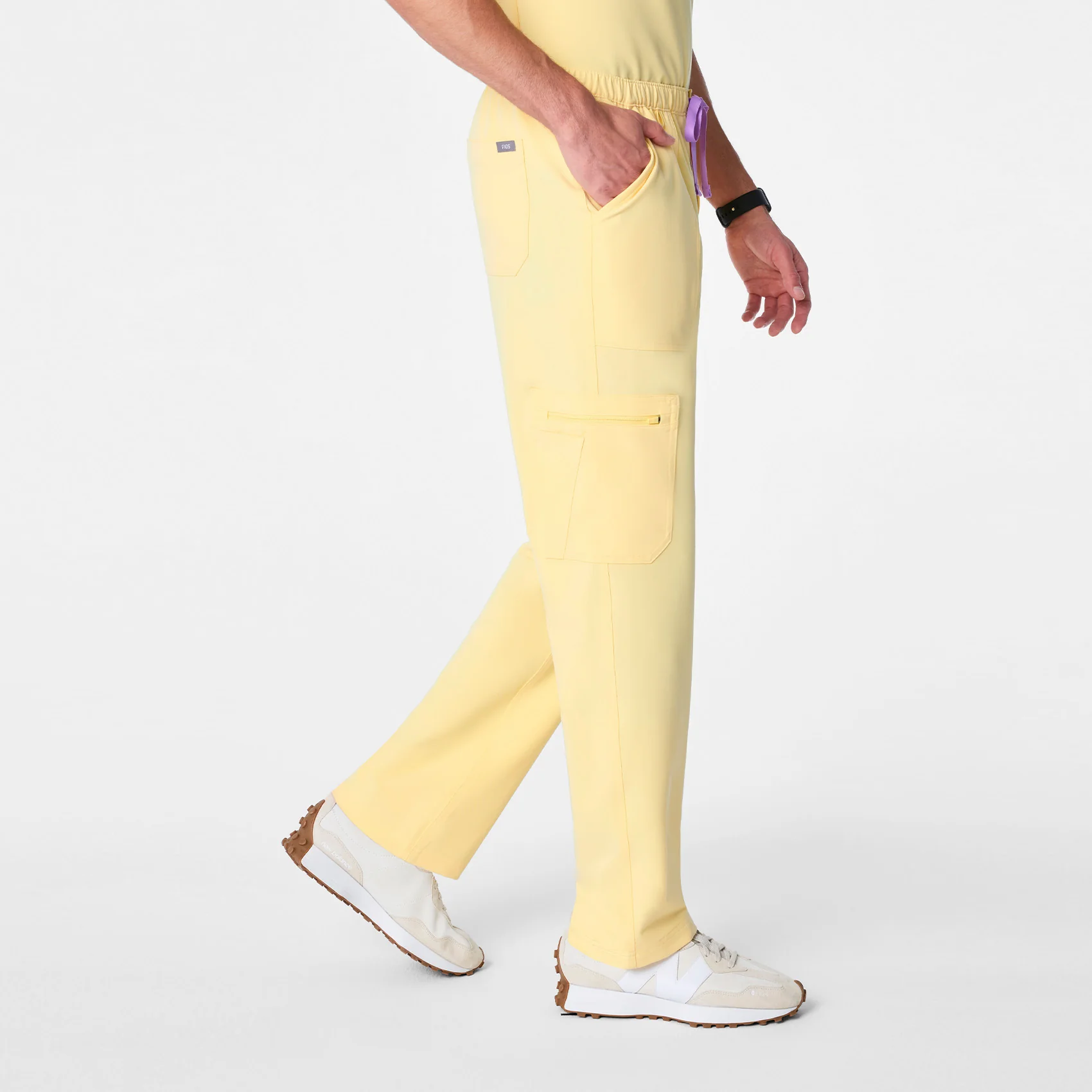men's Butter Yellow Cairo - Cargo Scrub Pant™ - Image 3