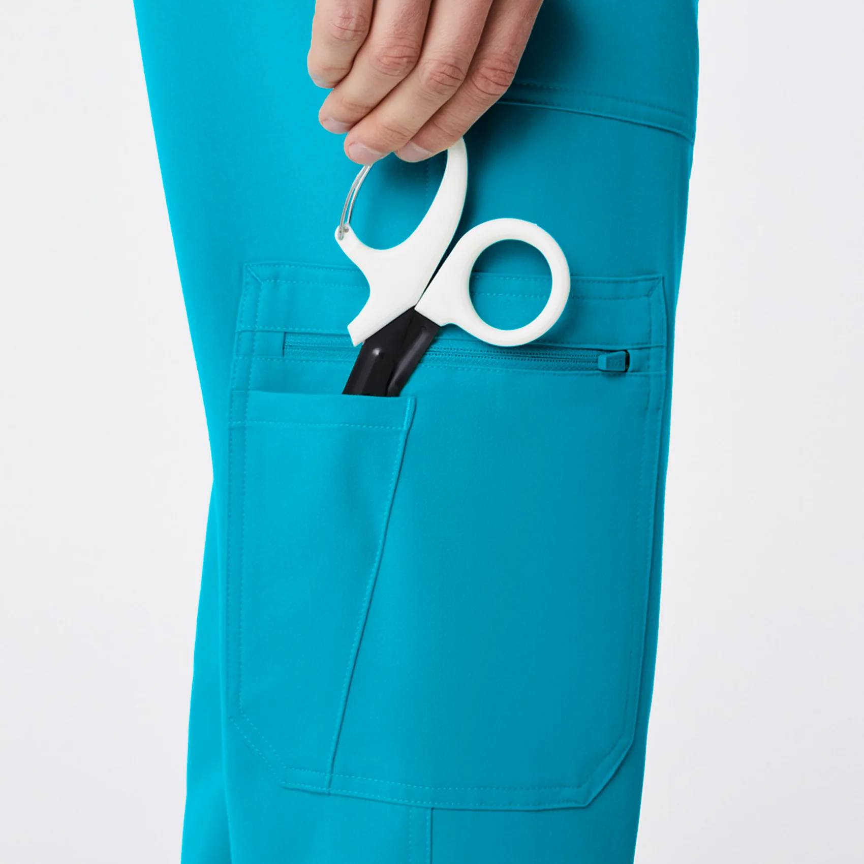 men's Teal Cairo - Short Cargo Scrub Pant™ - Image 7