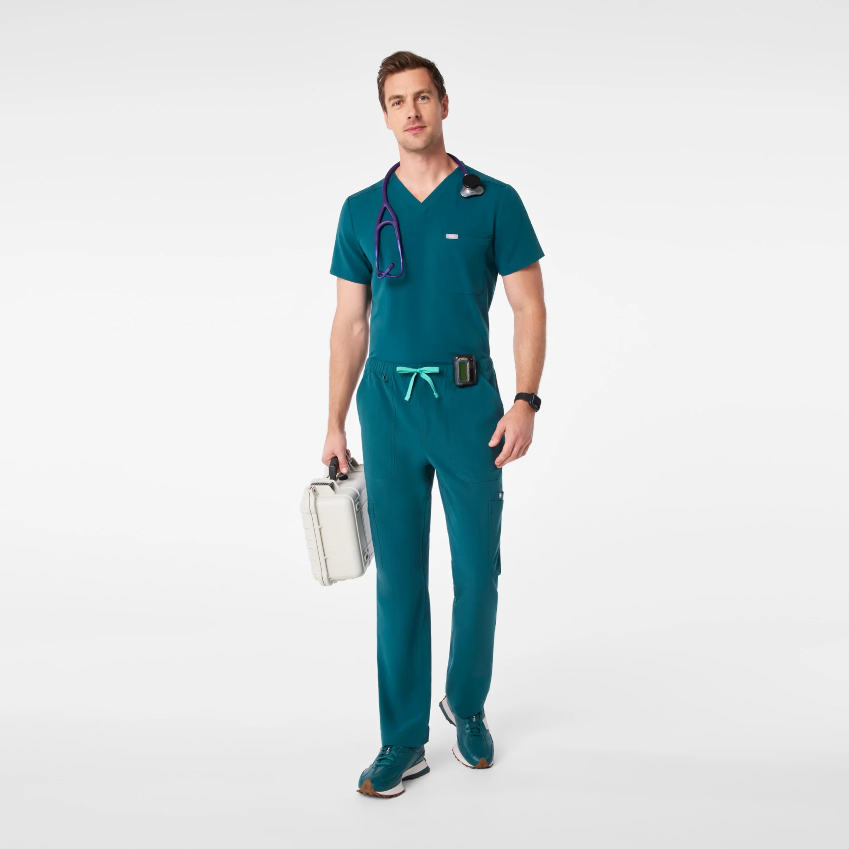 men's Caribbean Blue Cairo - Cargo Scrub Pant™ - Image 2