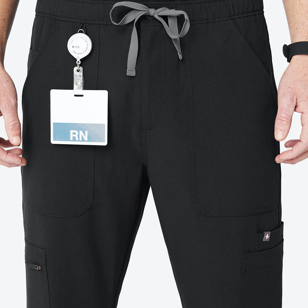 Men's Black Cairo™ - Tall Cargo Scrub Pants - Image 13