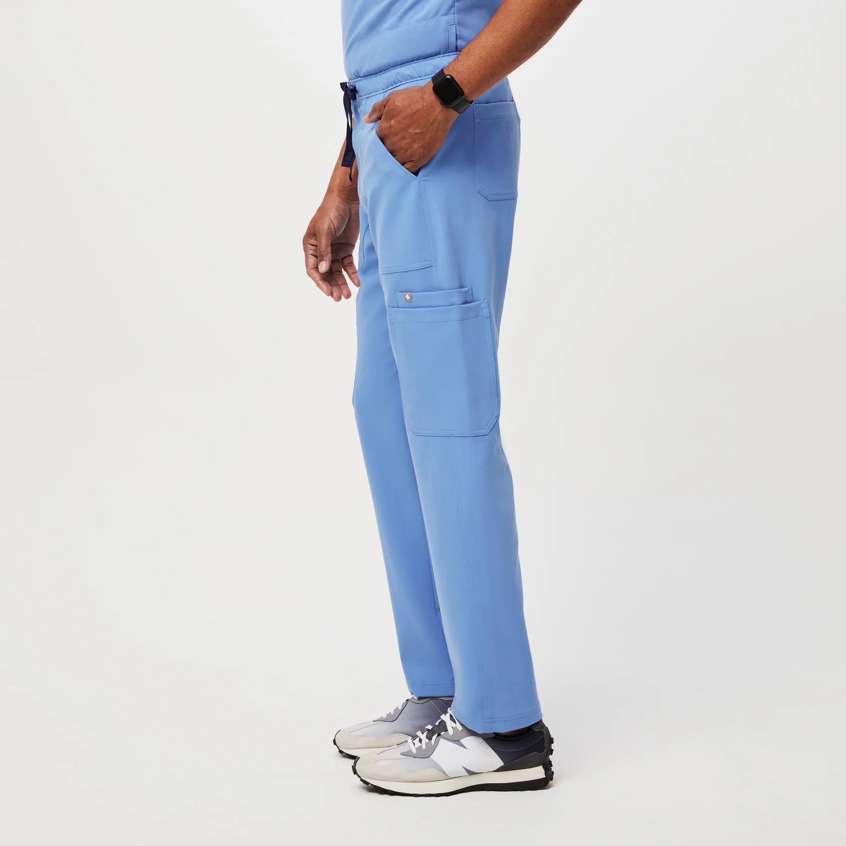 men's Ceil Blue Cairo™ - Tall Cargo Scrub Pants (3XL - 6XL) - Image 3
