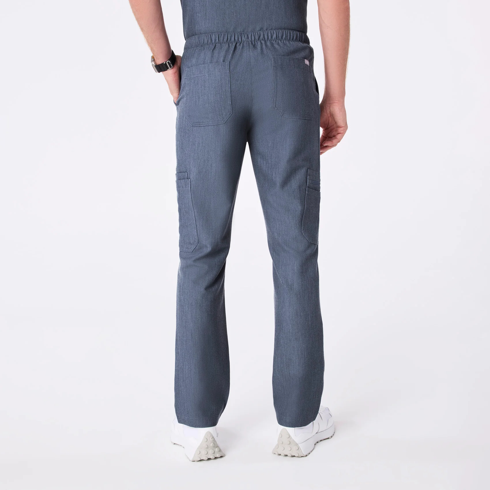 men's Heather Denim Cairo - Tall Cargo Scrub Pant™ - Image 4