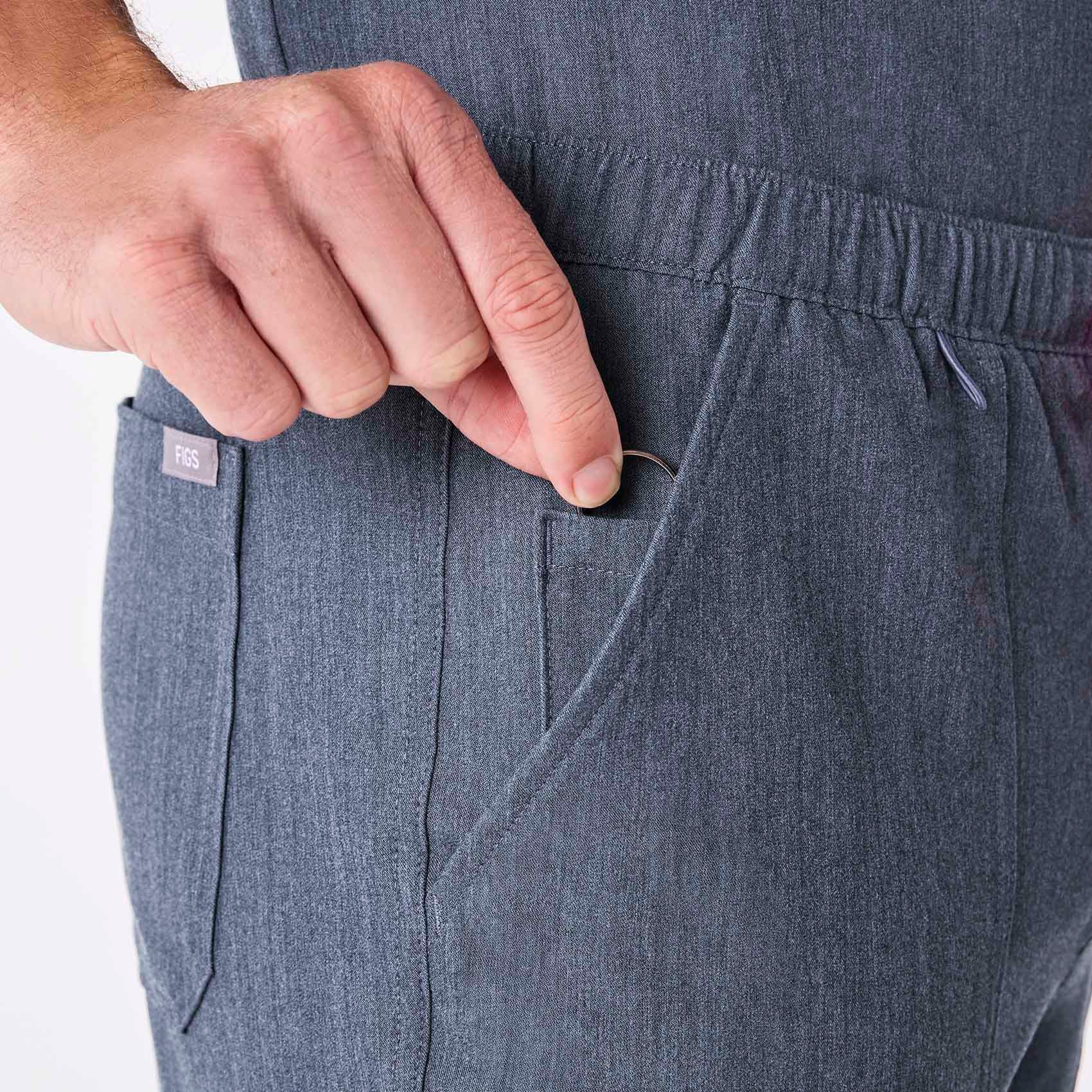 men's Heather Denim Cairo - Tall Cargo Scrub Pant™ - Image 7