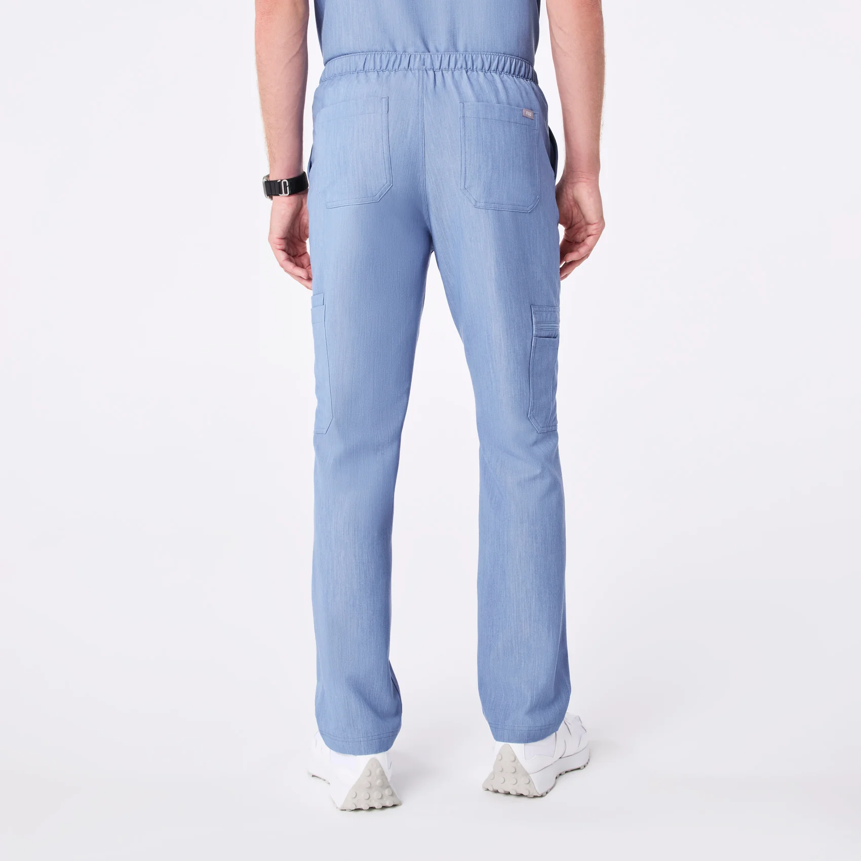 men's Heather Indigo Cairo - Tall Cargo Scrub Pant™ - Image 4