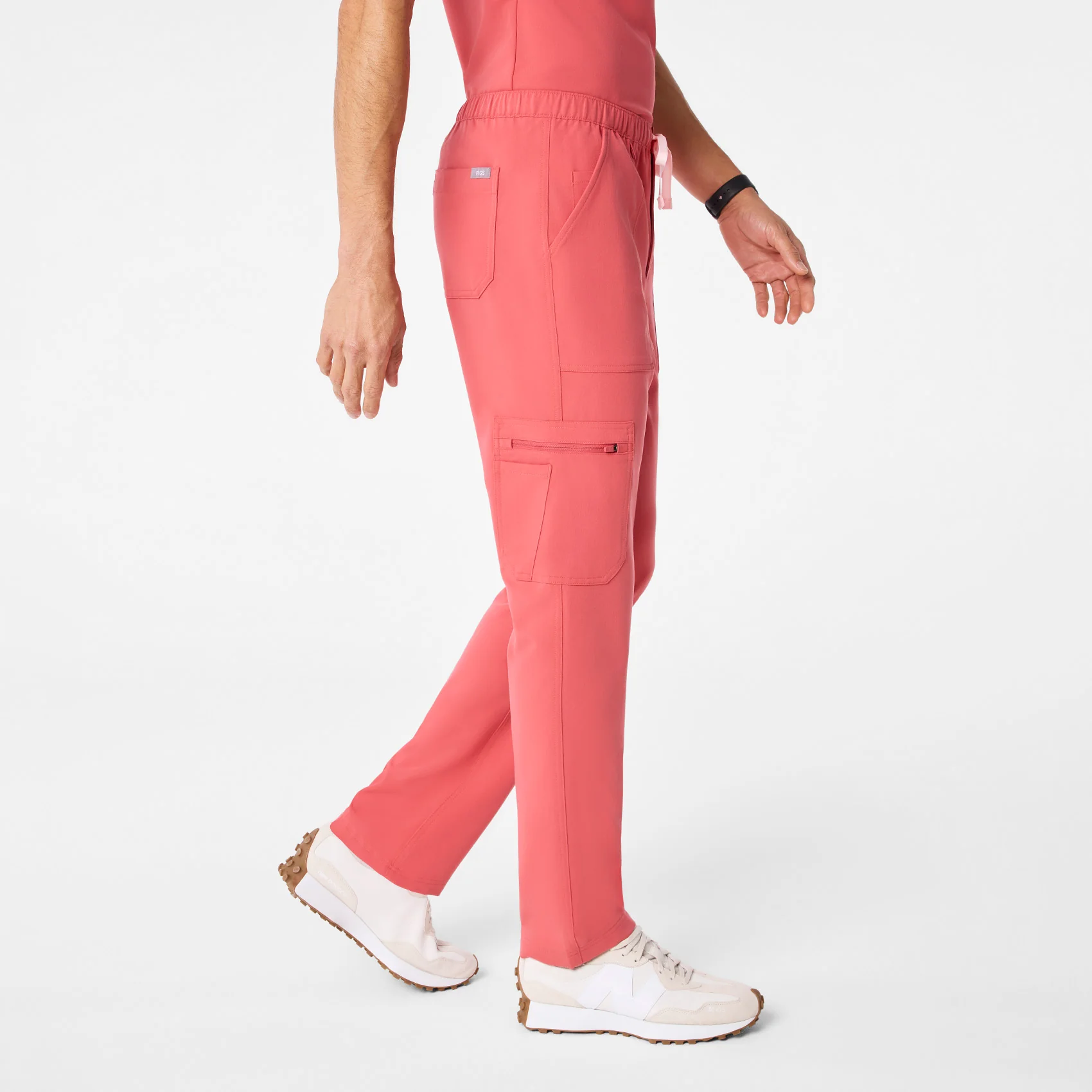men's Pulmonary Pink Cairo - Tall Cargo Scrub Pant™ - Image 3