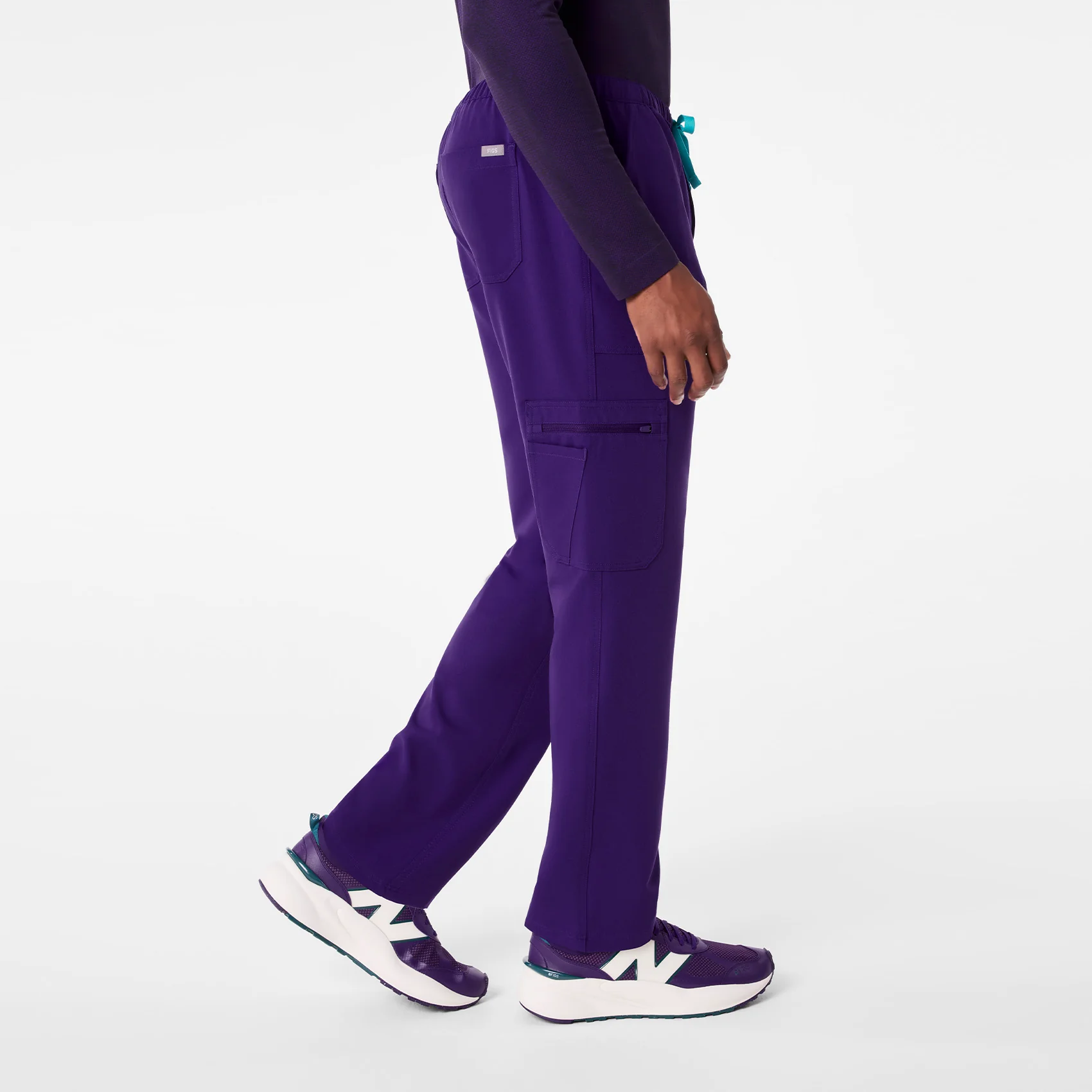 men's Purple Pulse Cairo - Tall Cargo Scrub Pant™ - Image 3