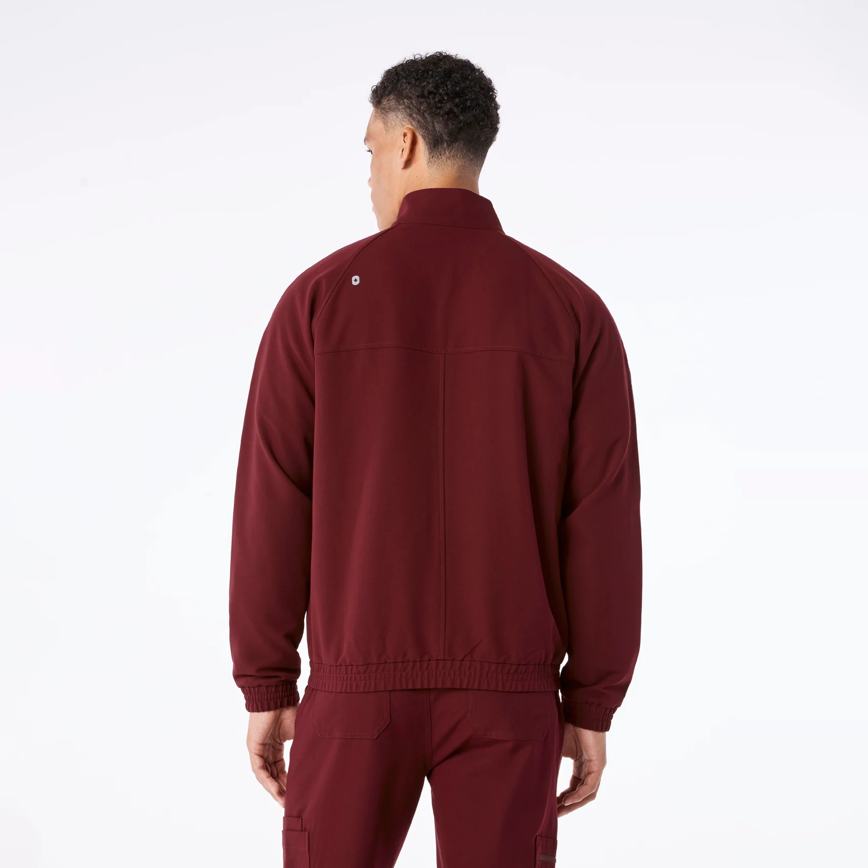 men's Burgundy Cobaki - Scrub Jacket - Image 4