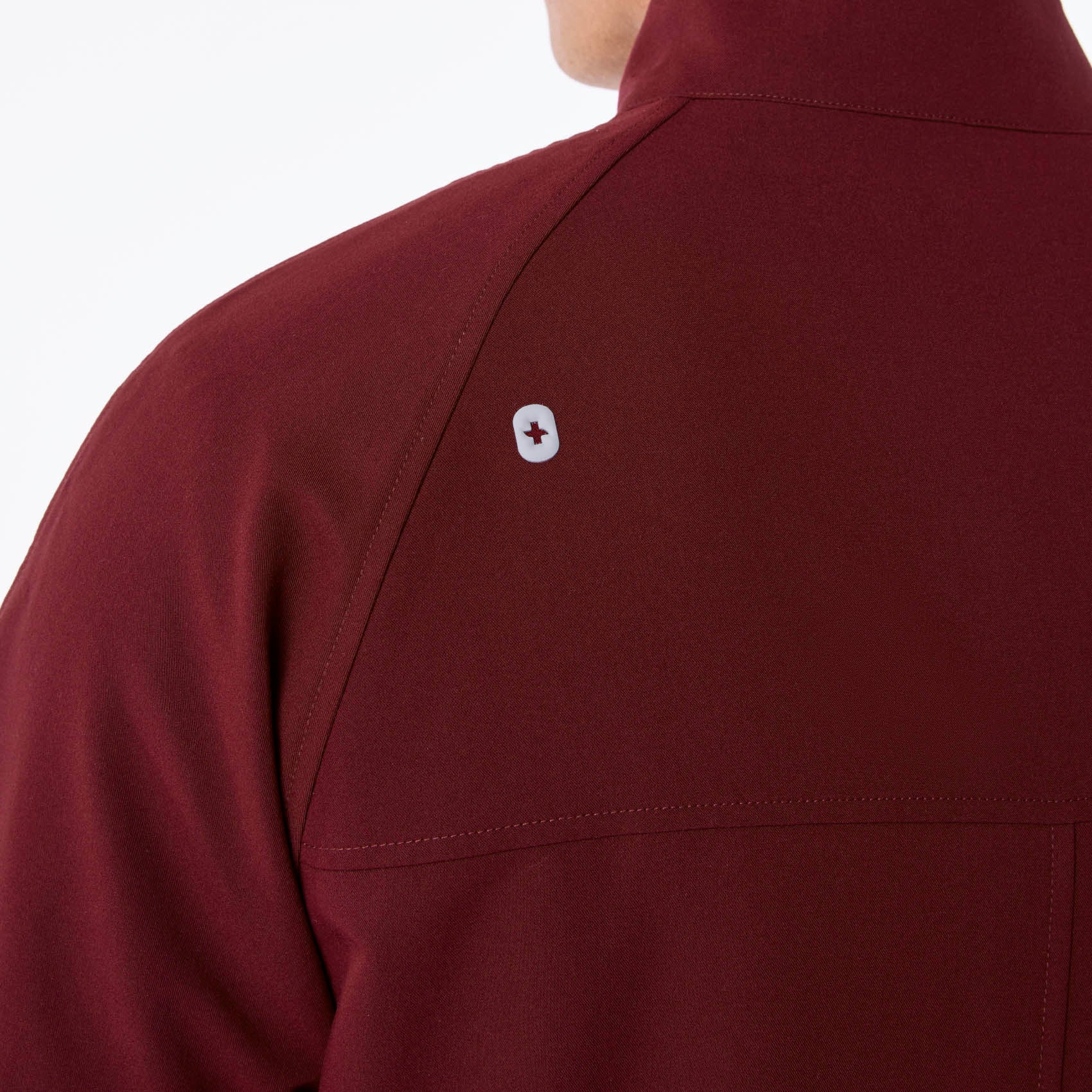 men's Burgundy Cobaki - Scrub Jacket - Image 5