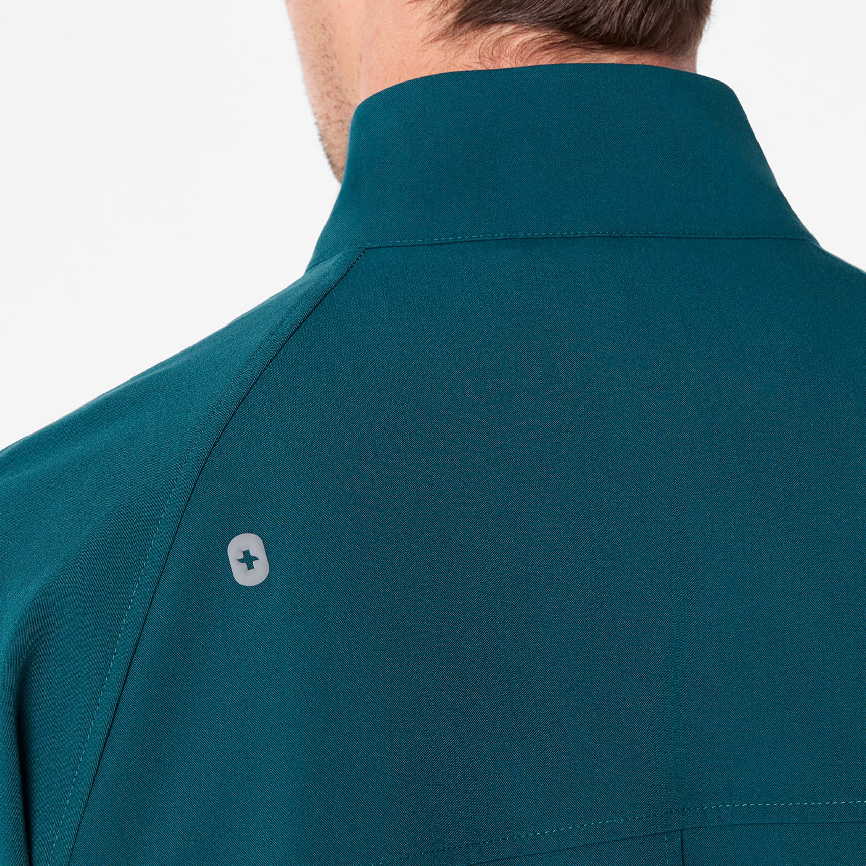 men's Caribbean Blue Cobaki - Scrub Jacket - Image 5