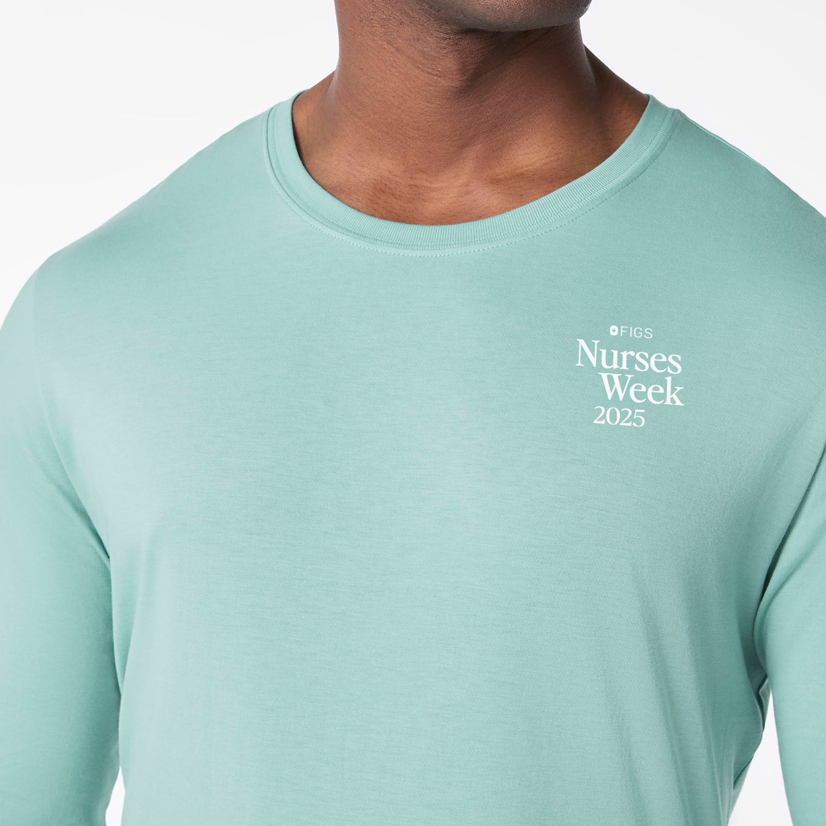 men's Seaglass Coffee Order Supersoft - Longsleeve Underscrub - Image 4