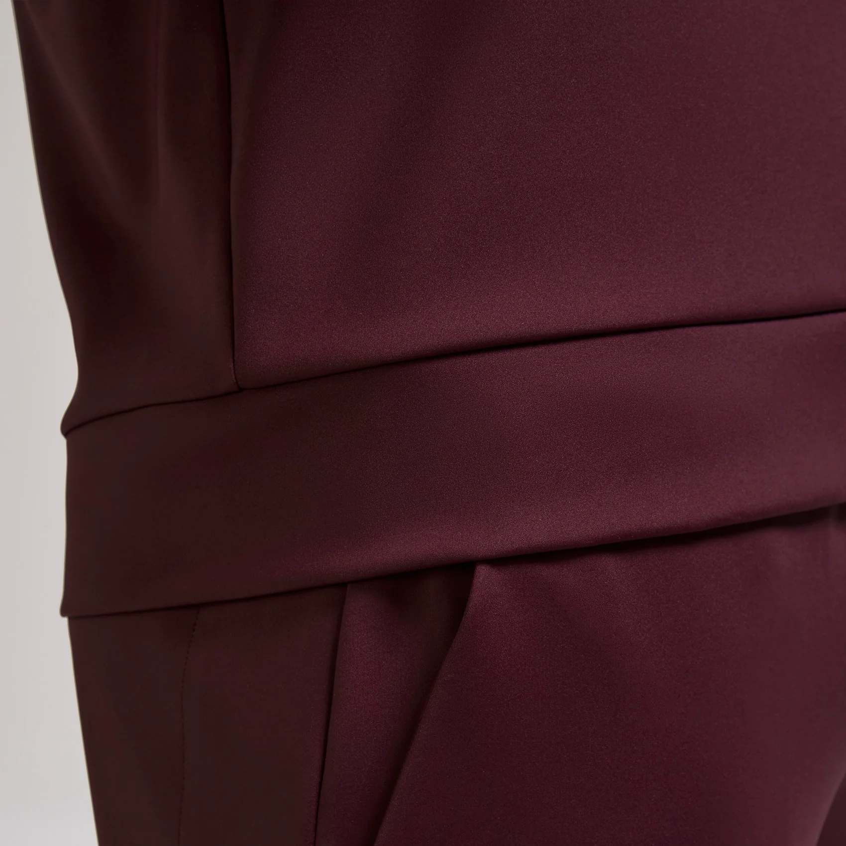 men's Burgundy Destin FORMx - Crewneck Scrub Top™ - Image 7
