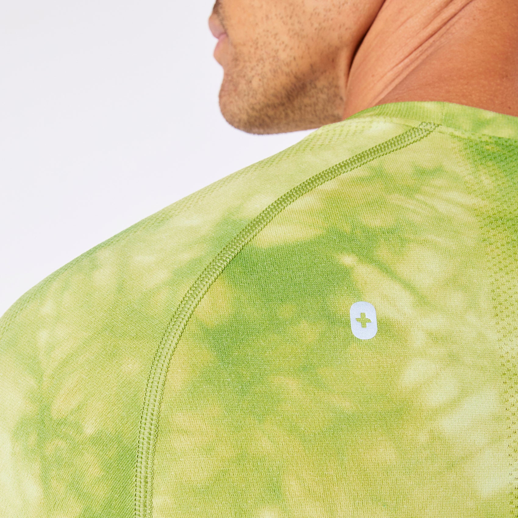 men's Tie Dye Matcha Makato Seamless - Longsleeve Underscrub - Image 5