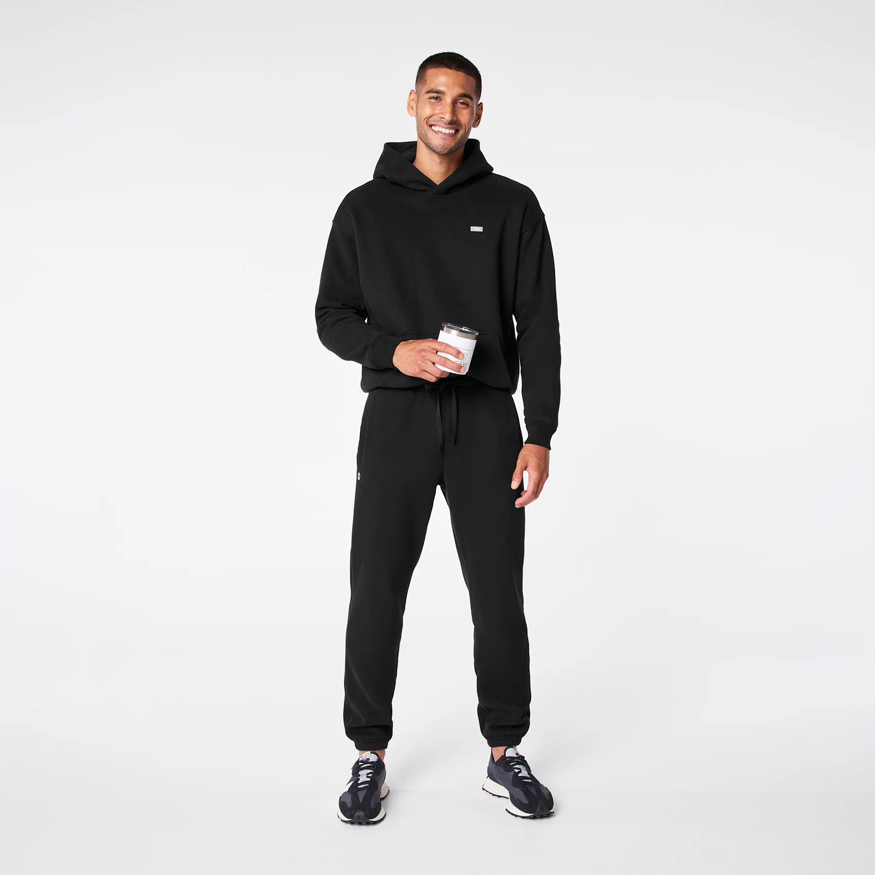 men's Black Off-Shift Relaxed - Jogger Sweatpant™ - Image 2