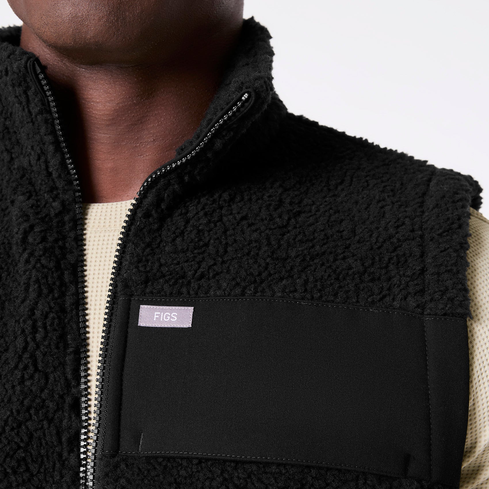 men's Black On-Shift High Pile Vest™ - Image 6