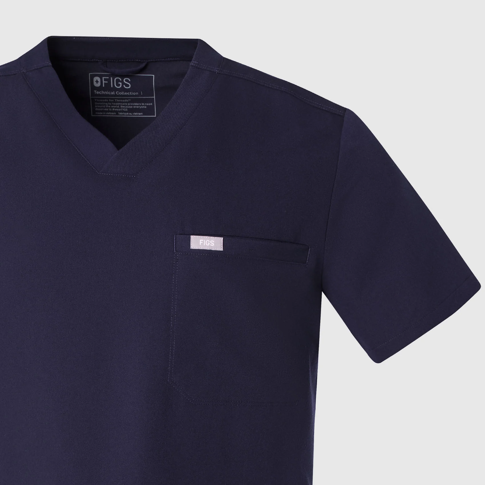 men's Sunlight Paltz V-Neck - Scrub Top - Image 11