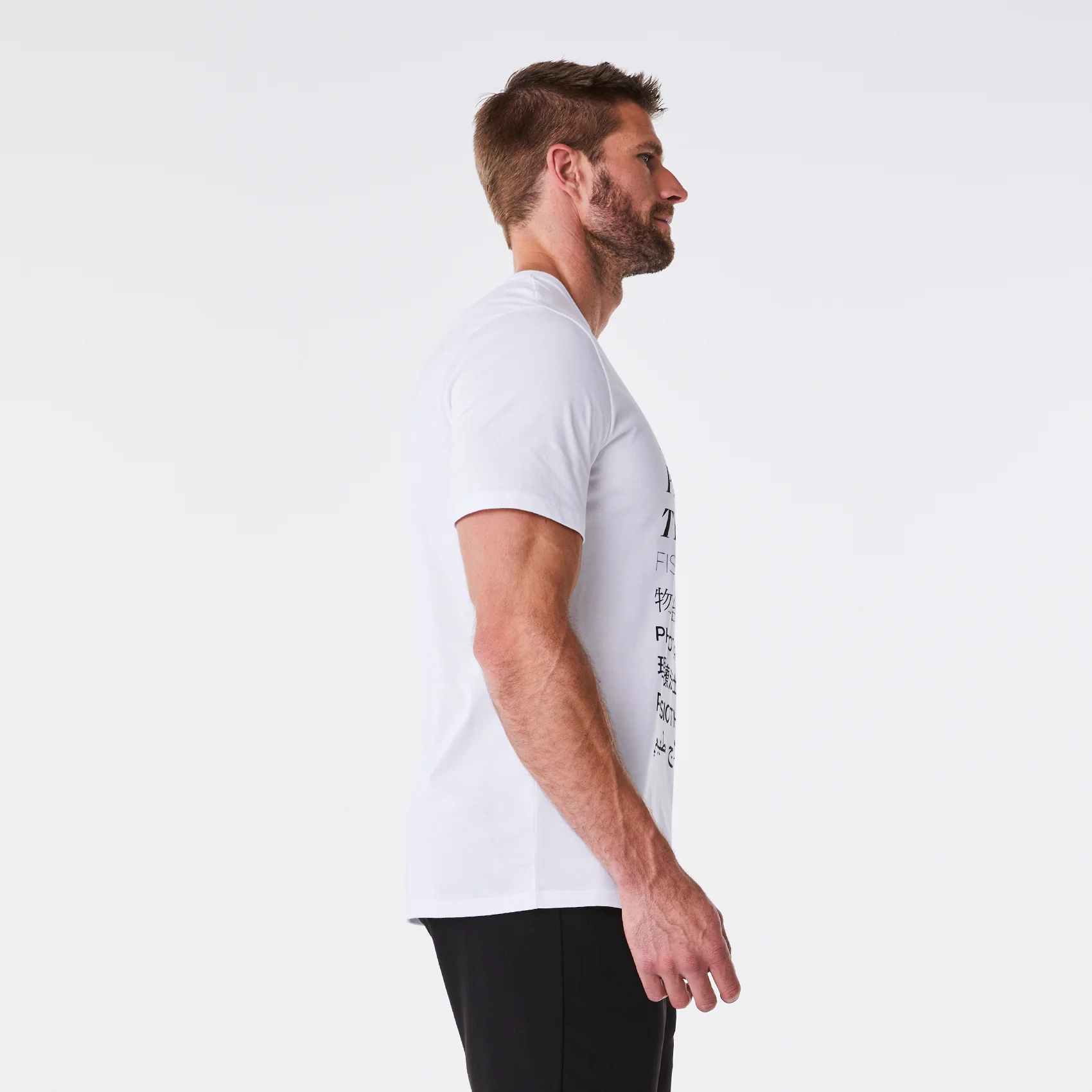 men's White Physician Associate Supersoft - Shortsleeve Underscrub - Image 4