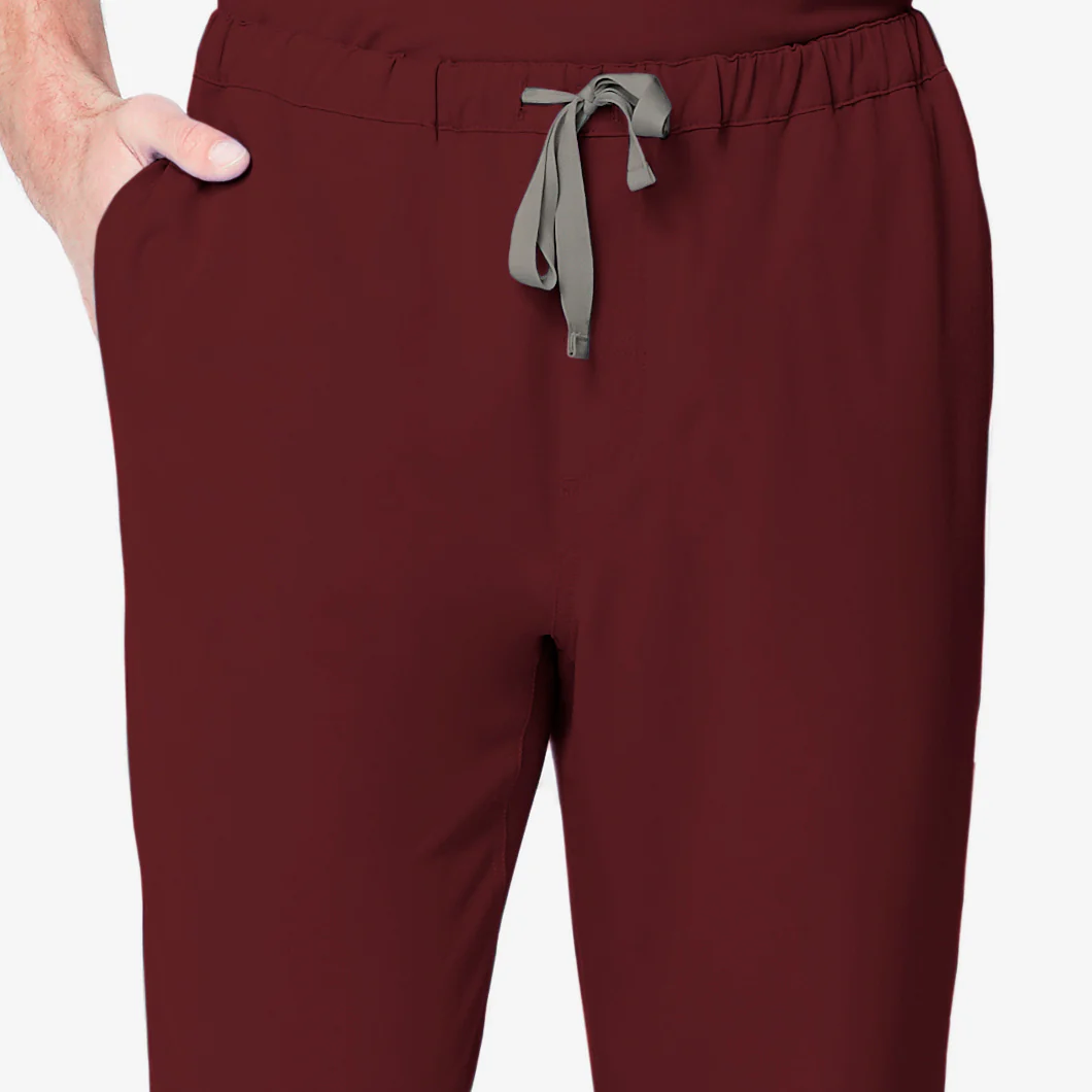 Men's Burgundy Pisco™ - Short Basic Scrub Pants - Image 7