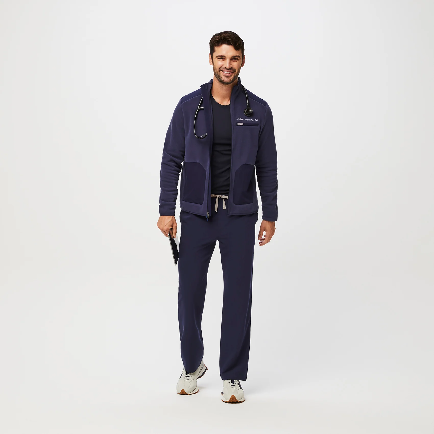 Men's Navy Pisco™ - Short Basic Scrub Pants - Image 2