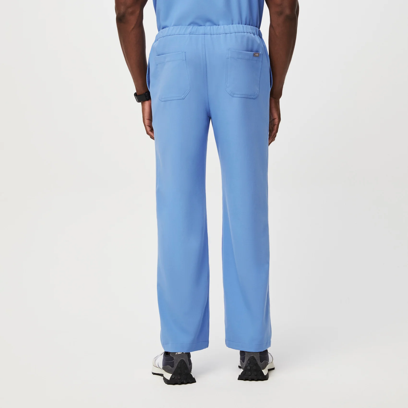 men's Ceil Blue Pisco™- Short Basic Scrub Pants (3XL - 6XL) - Image 4