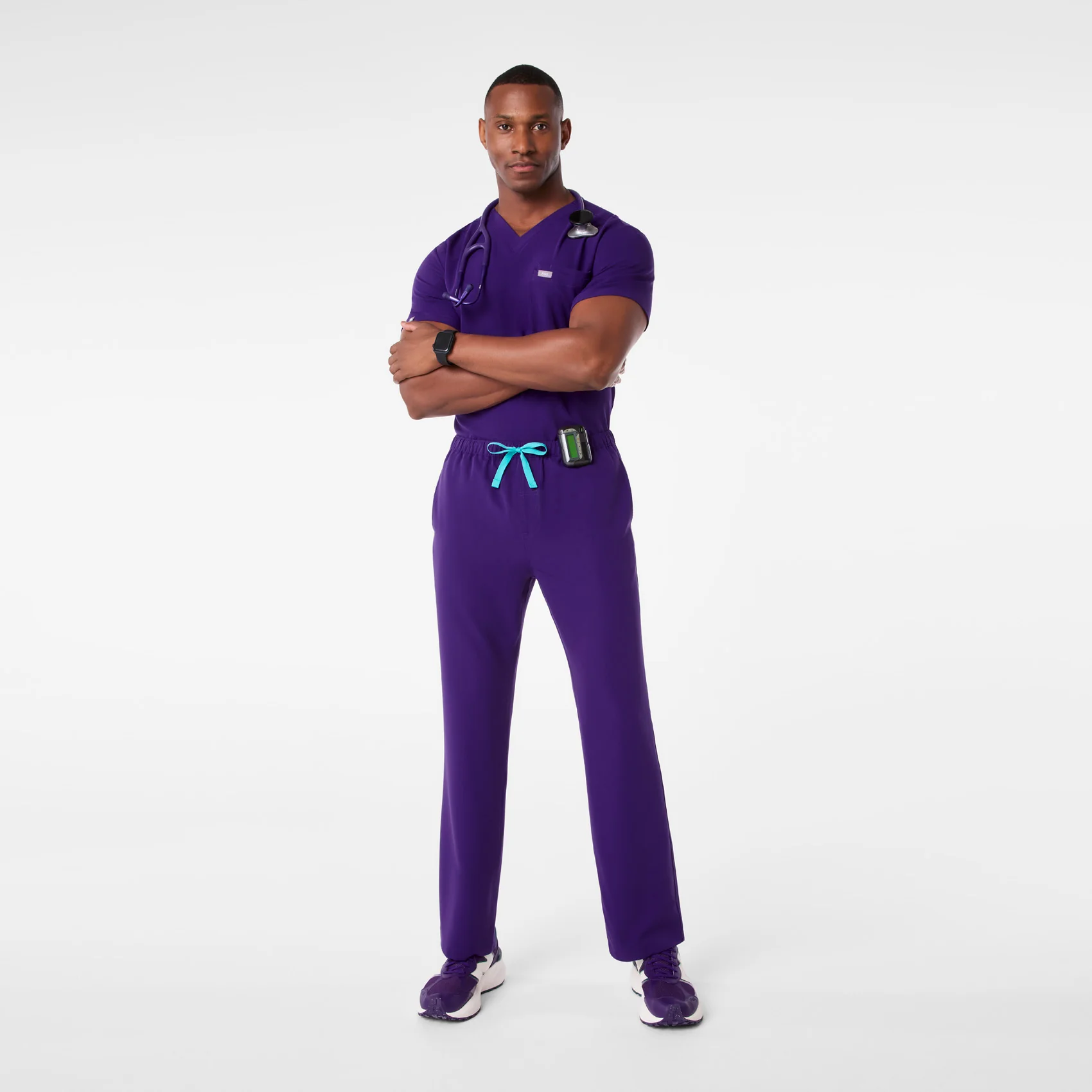 men's Purple Pulse Pisco - Short Basic Scrub Pant™ - Image 2