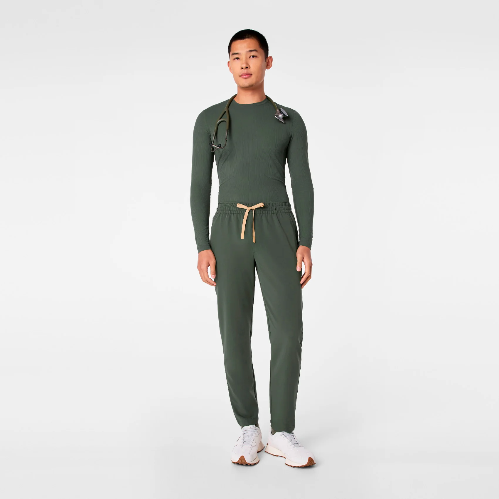 men's Moss Ribbed - Longsleeve Underscrub - Image 4
