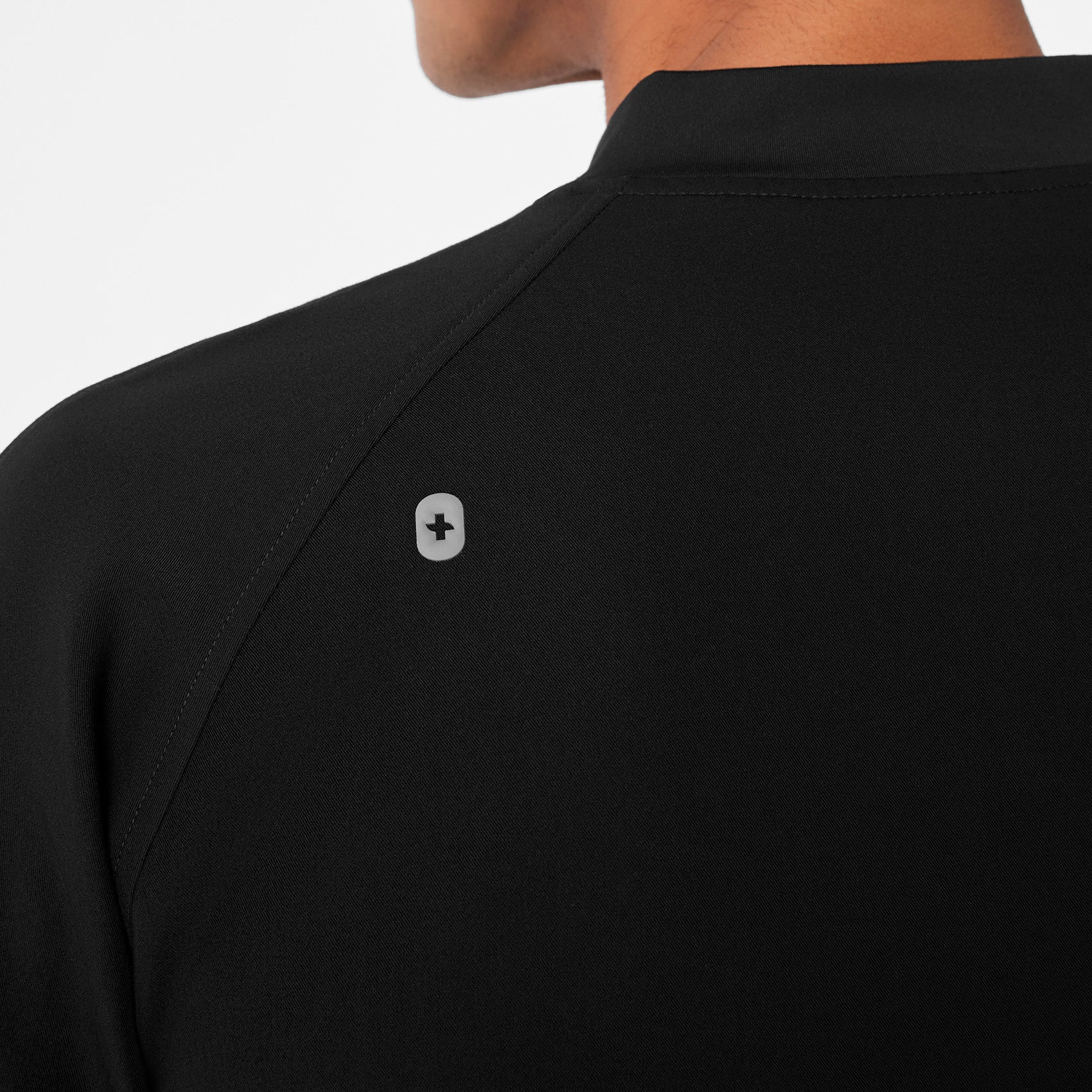 men's Black Stratton Henley - Shortsleeve Scrub Top - Image 6