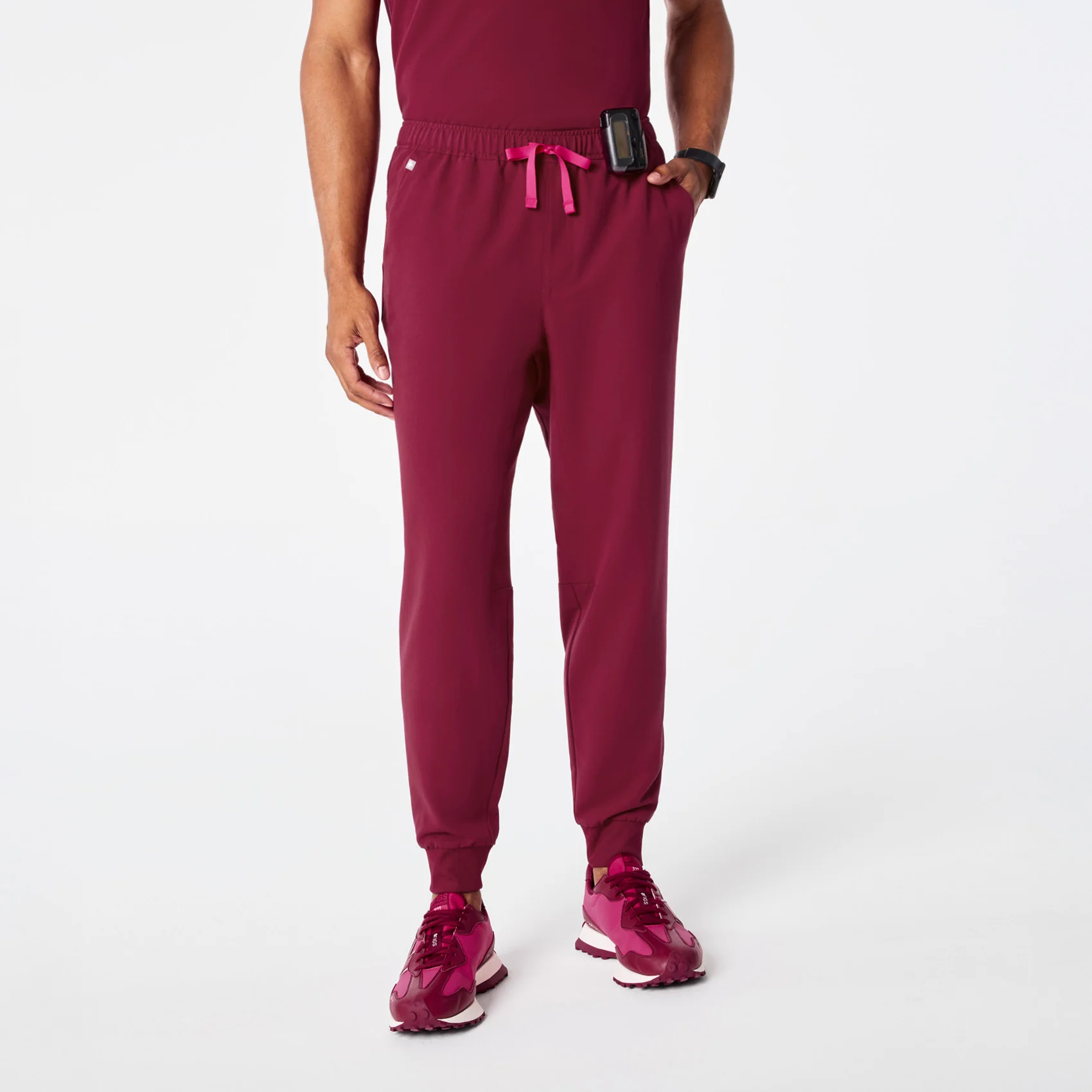 men's Deep Cranberry Tansen - Short Jogger Scrub Pant™