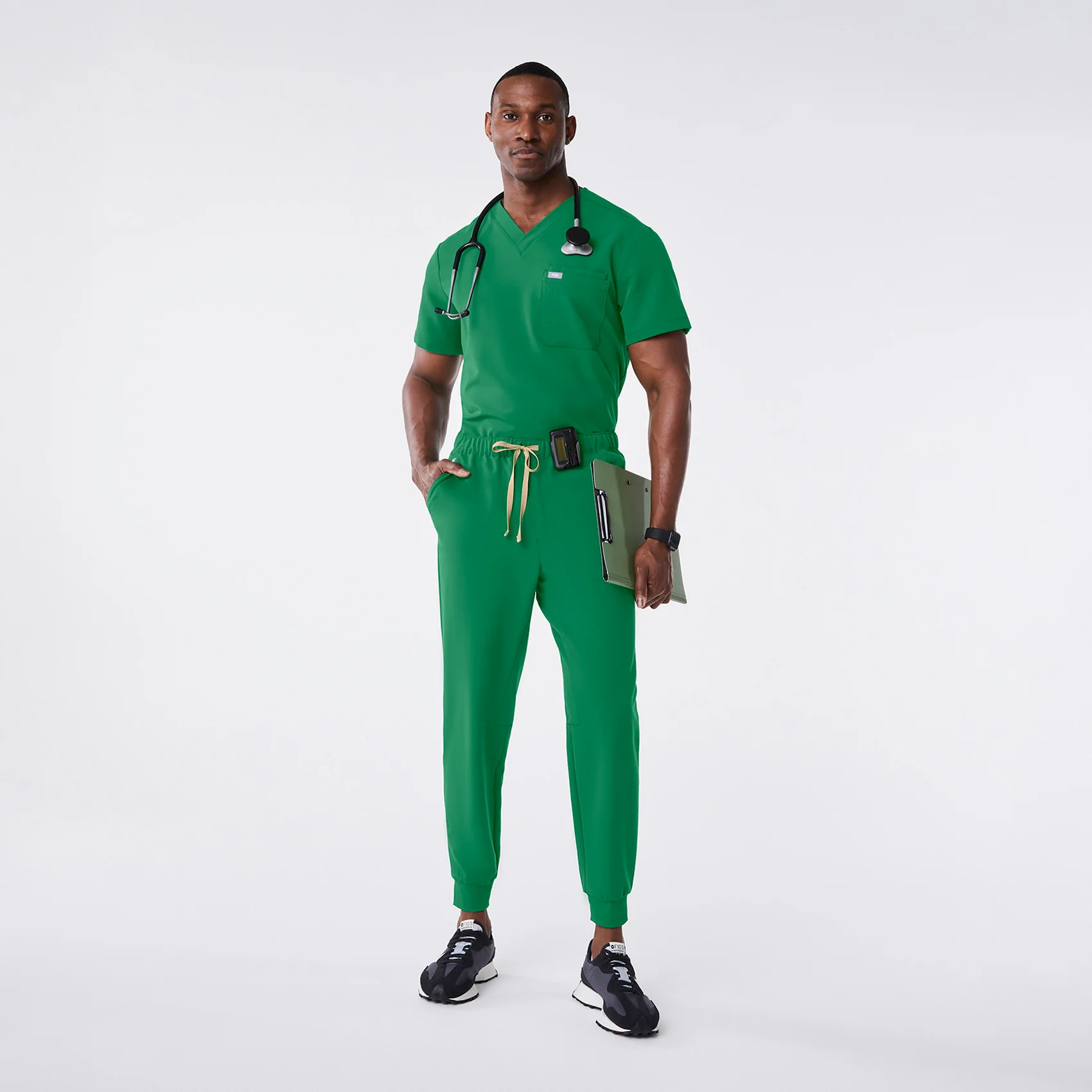 men's Indocyanine Green Tansen - Short Jogger Scrub Pant™ - Image 2