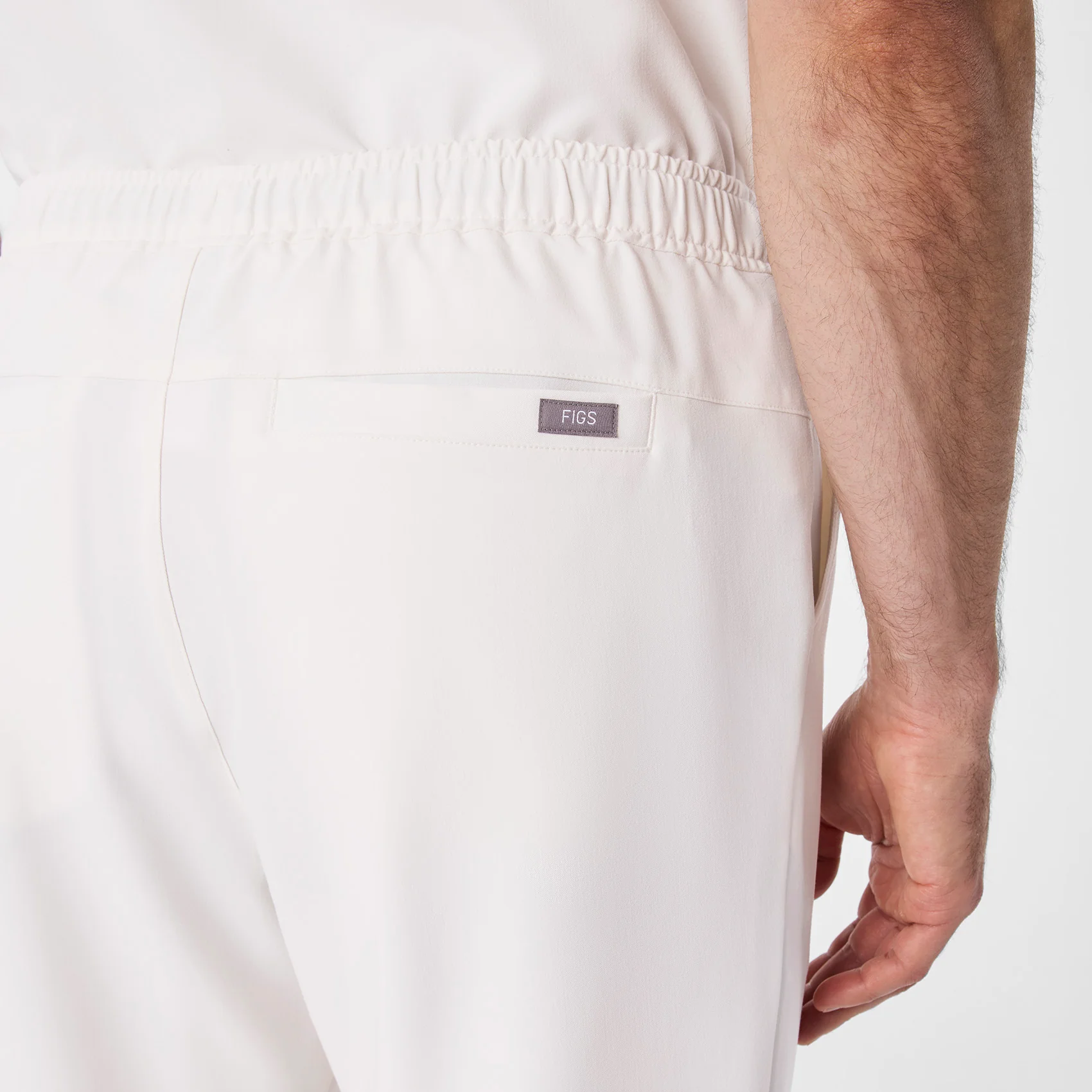 men's Off White Tansen - Short Jogger Scrub Pant™ - Image 5