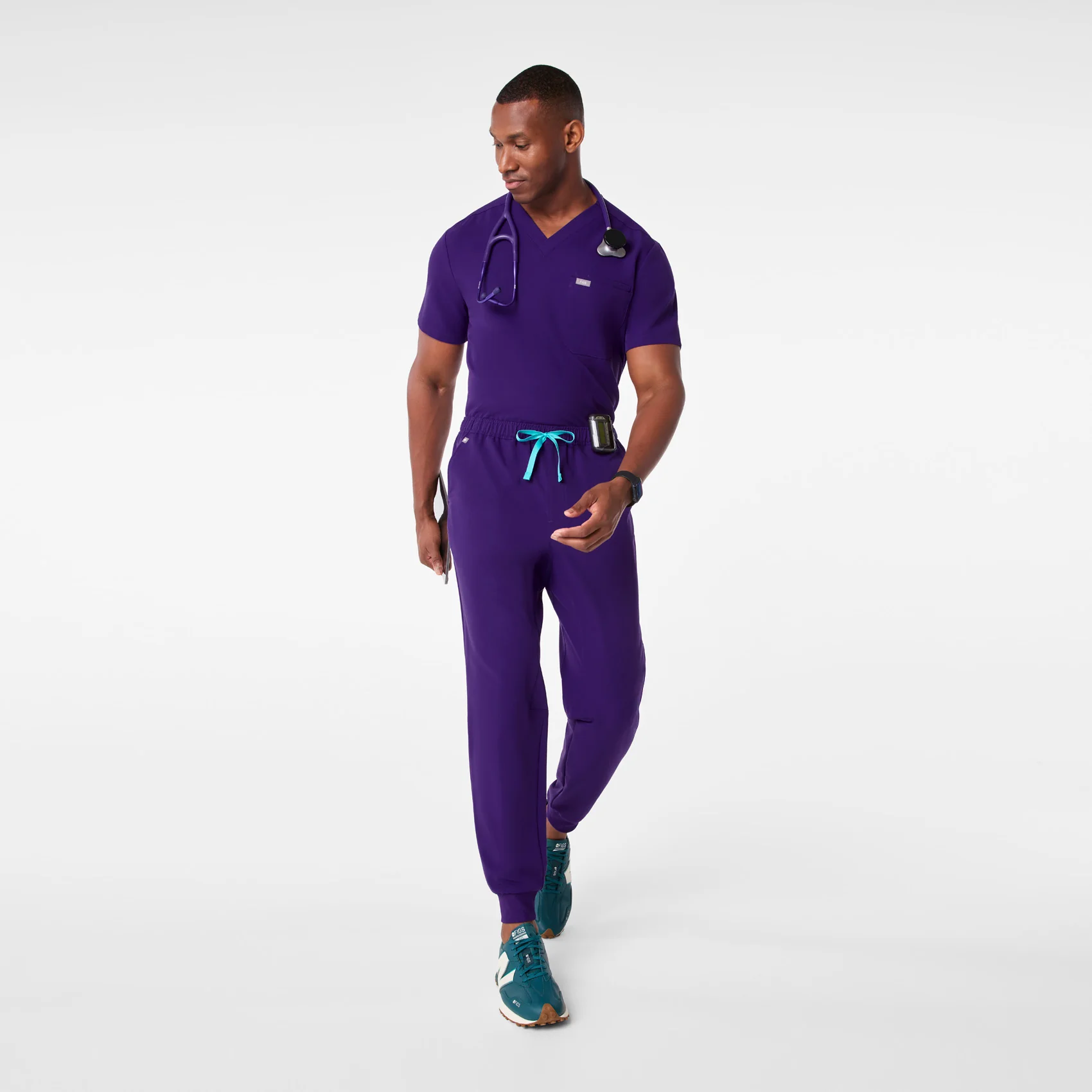 men's Purple Pulse Tansen - Short Jogger Scrub Pant™ - Image 2