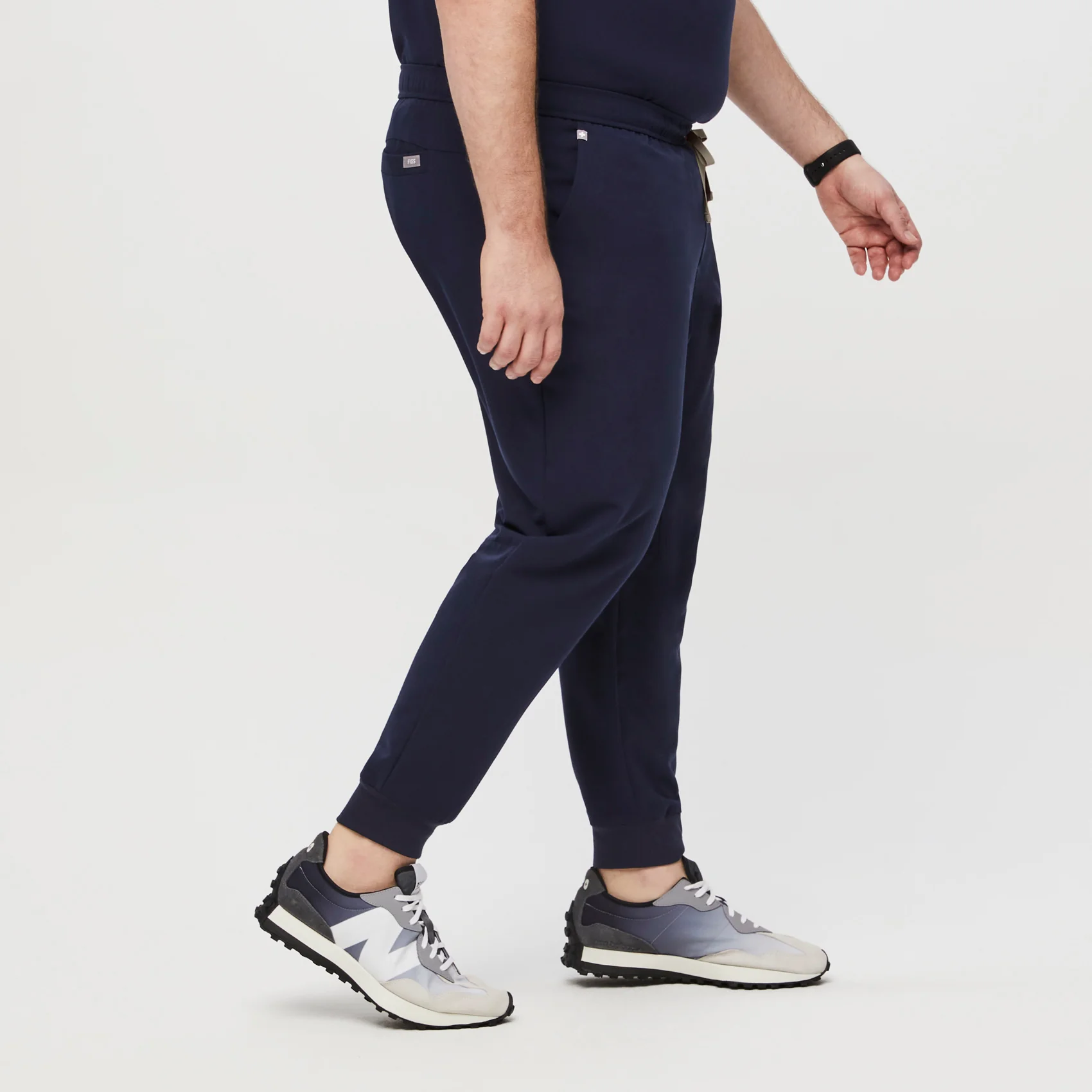 men's Navy Tansen™ - Short Jogger Scrub Pants (3XL - 6XL) - Image 3