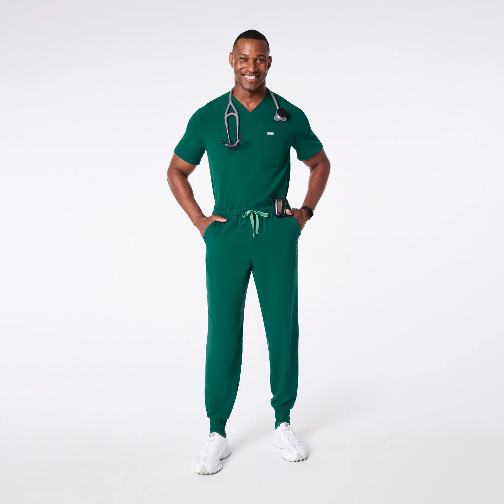 men's Hunter Green Tansen - Tall Jogger Scrub Pant™ - Image 2