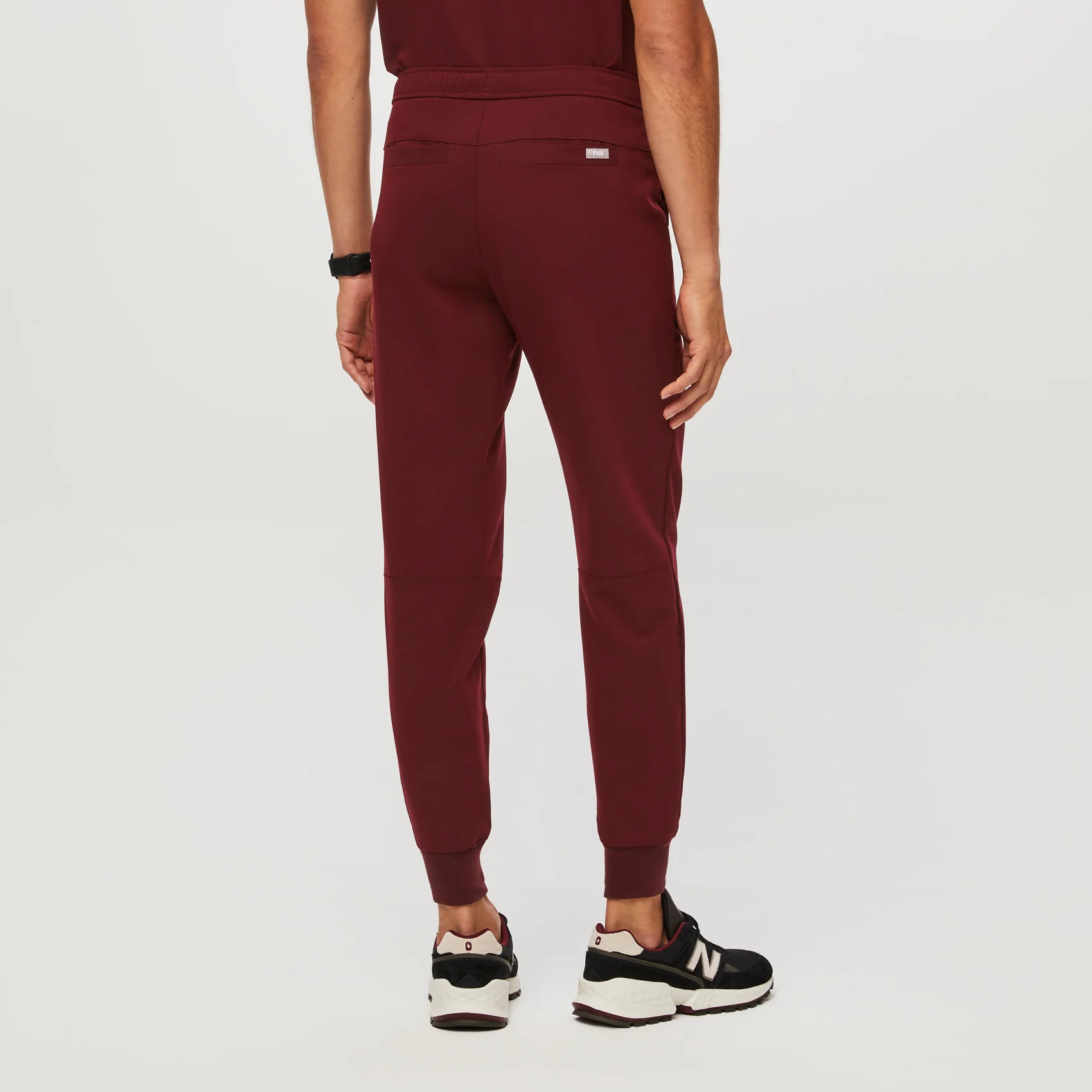 Men's Burgundy Tansen™ - Tall Jogger Scrub Pants - Image 4