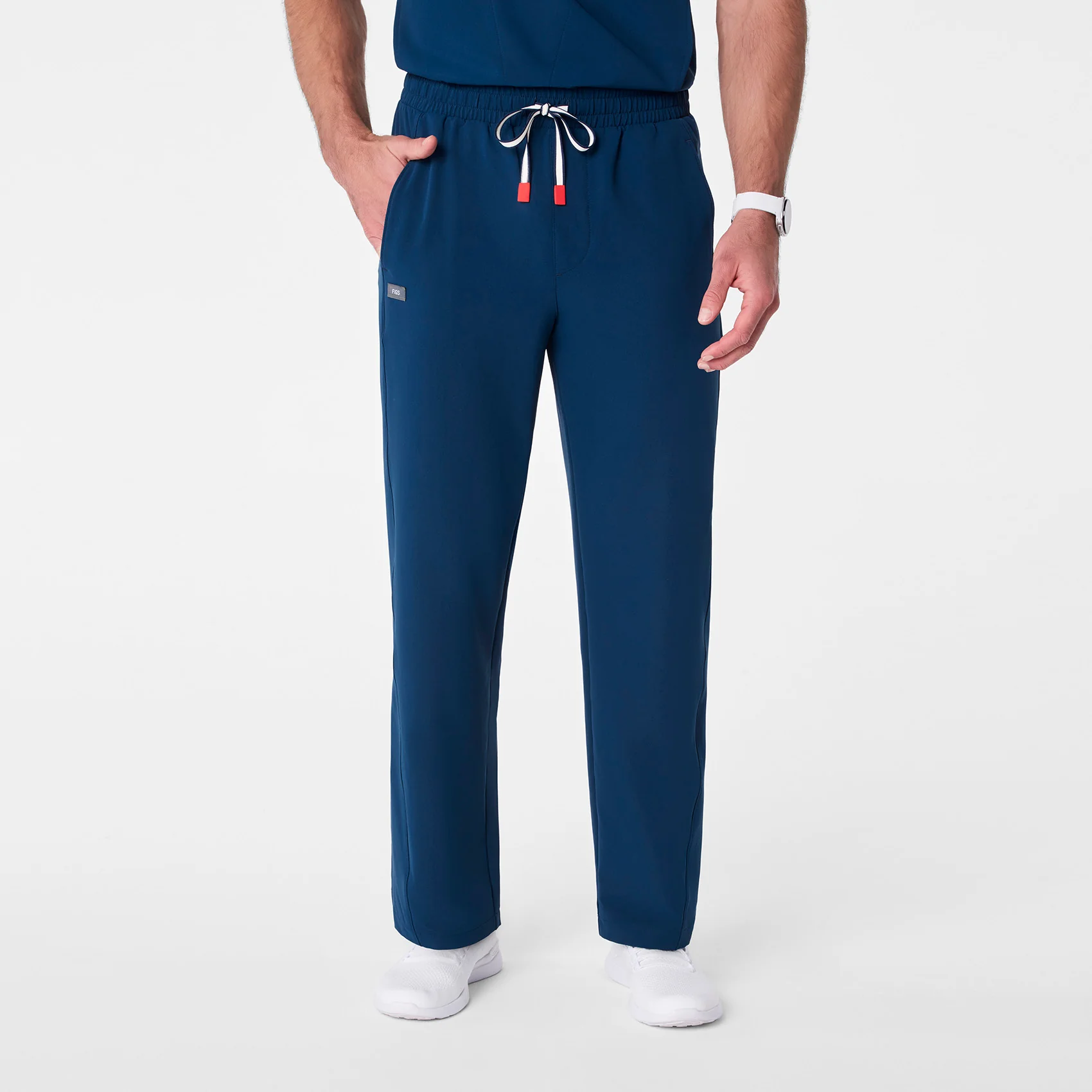 men's Team Usa Blue FIGS x Team USA FIBREx Relaxed - Scrub Pant