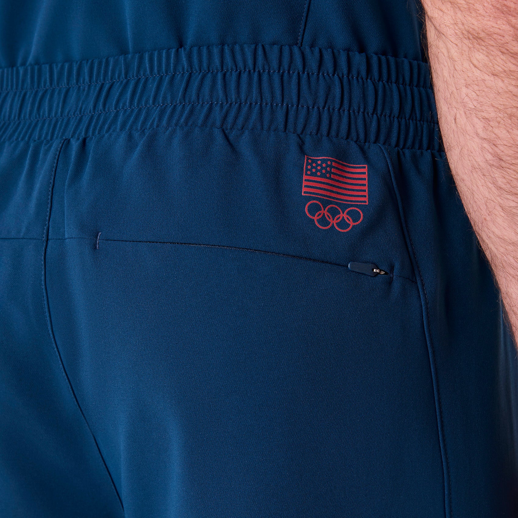 men's Team Usa Blue FIGS x Team USA FIBREx Relaxed - Scrub Pant - Image 6