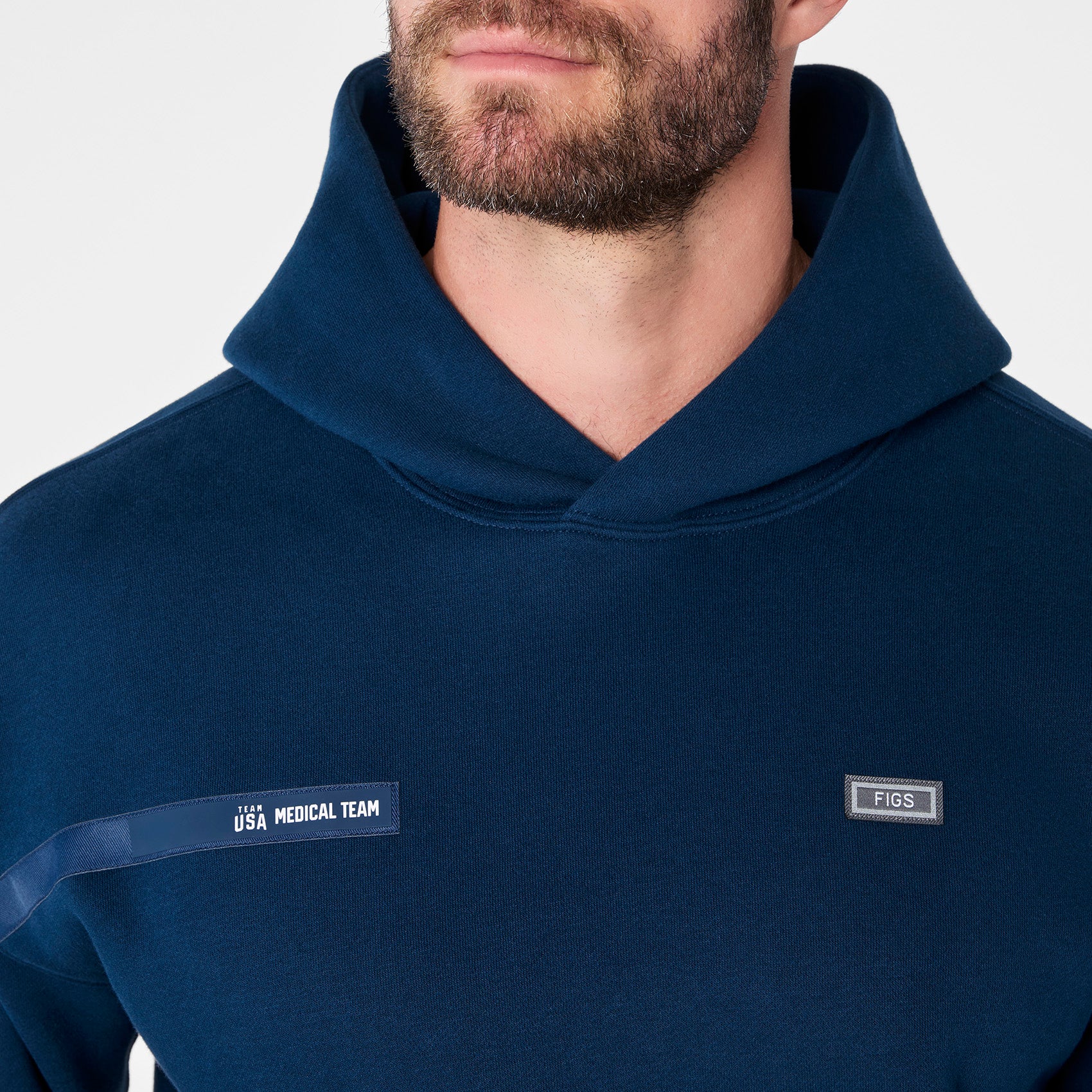 men's Team USA Blue FIGS x Team USA Off-Shift - Hoodie Sweatshirt™ - Image 6