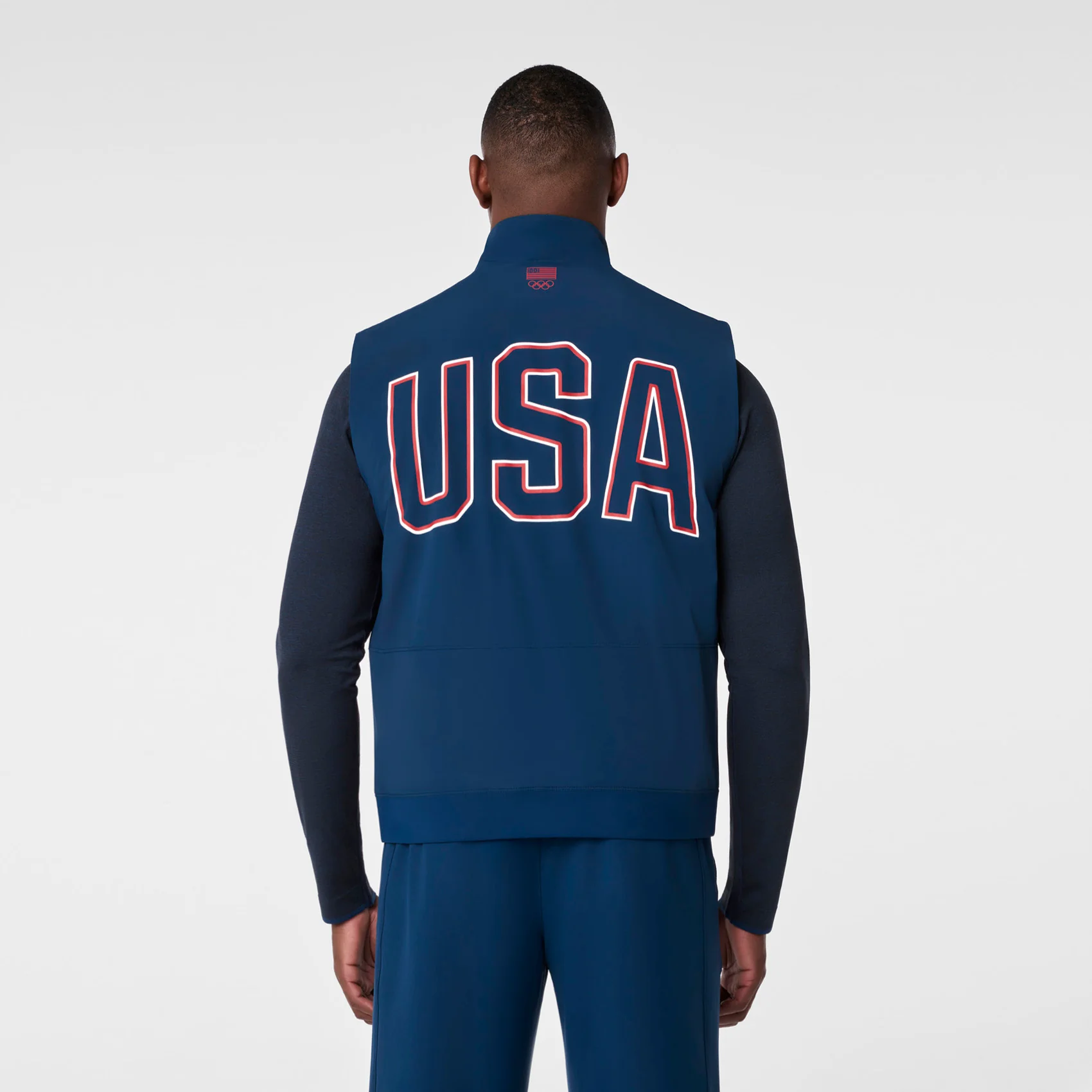 men's Team USA Blue FIGS x Team USA Off-Shift - Float Bomber Vest™ - Image 5
