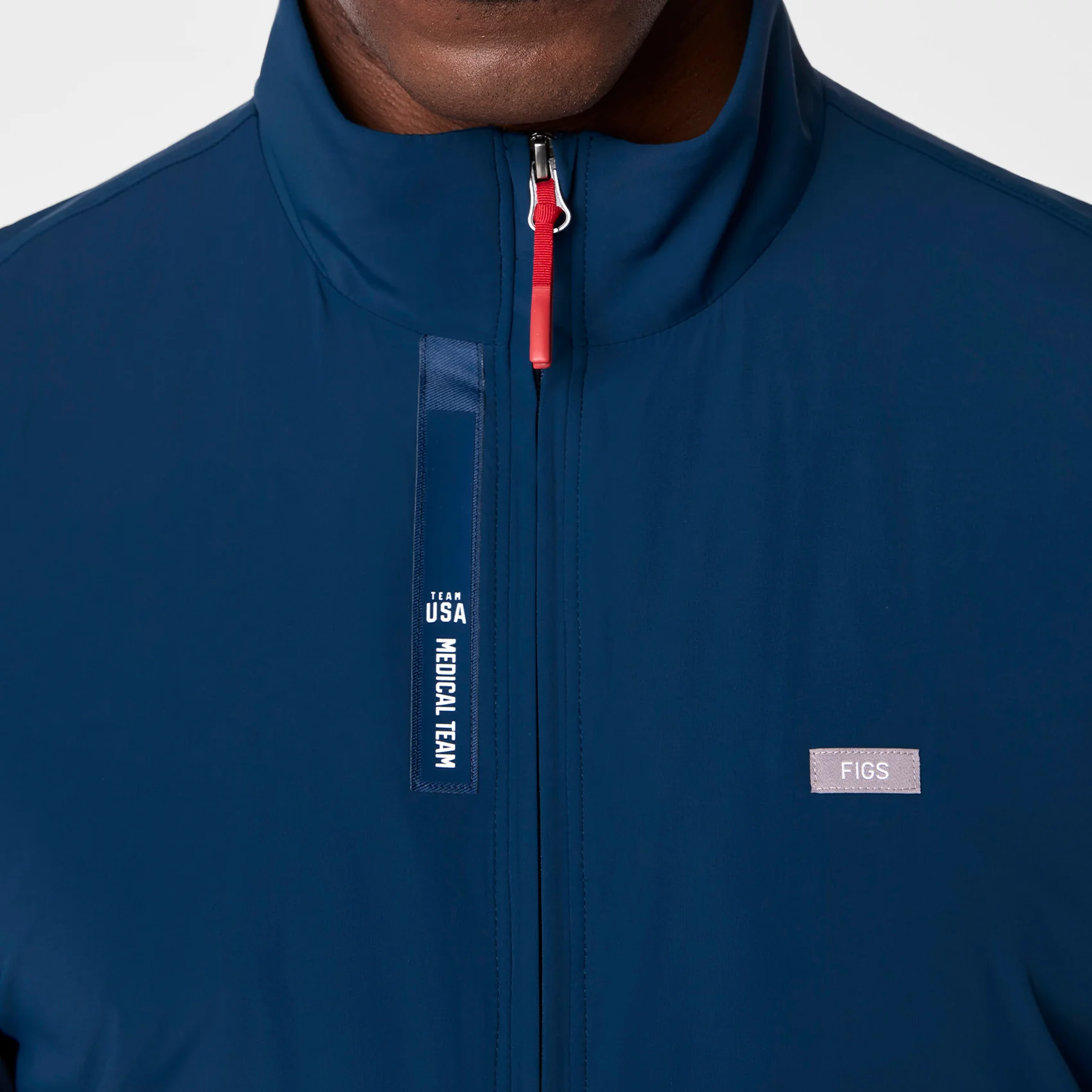men's Team USA Blue FIGS x Team USA Off-Shift - Float Bomber Vest™ - Image 6