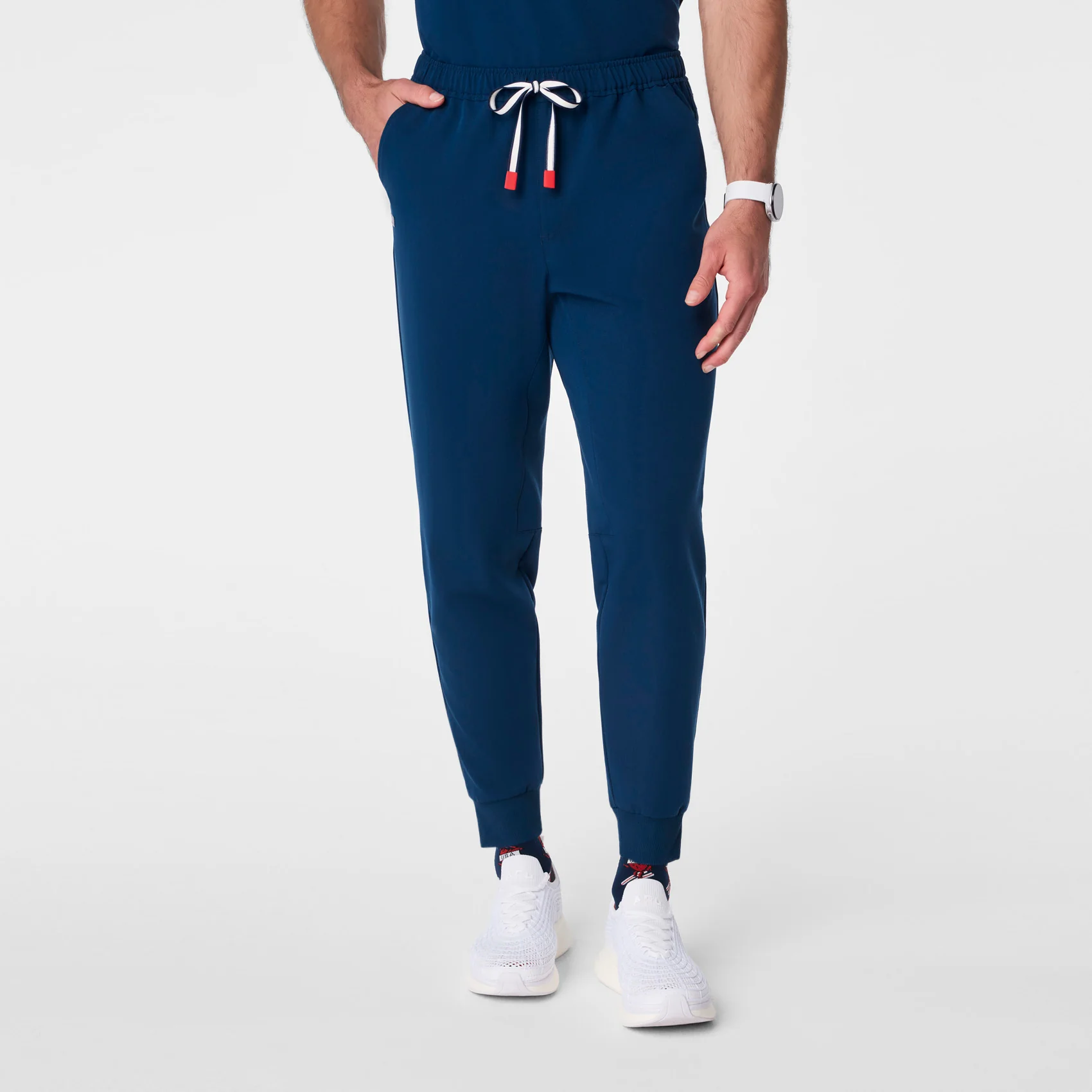 men's Team USA Blue FIGS x Team USA Tansen - Short Jogger Scrub Pant™