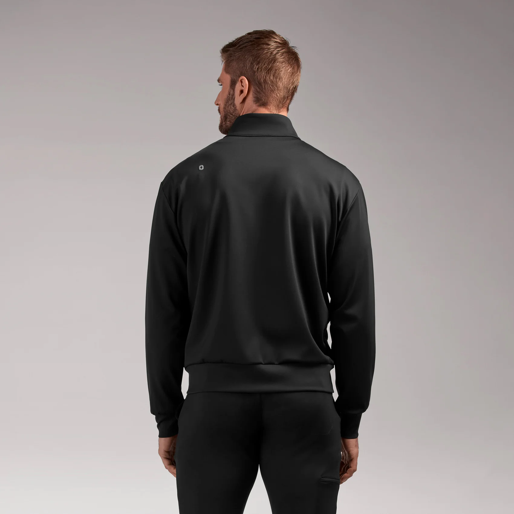 men's Black Varzo FORMx Relaxed - Scrub Jacket™ - Image 4