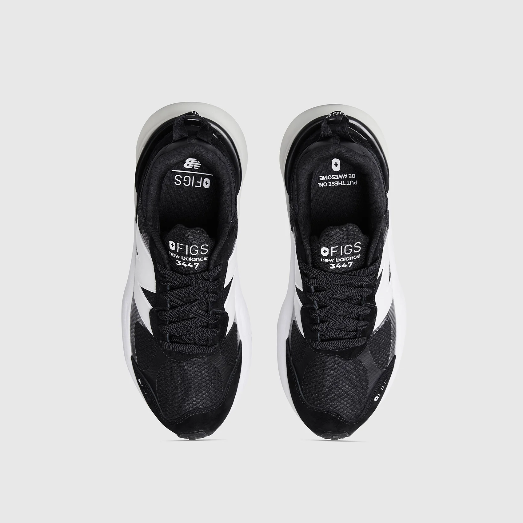 unisex Black FIGS | New Balance 3447 - Image 2