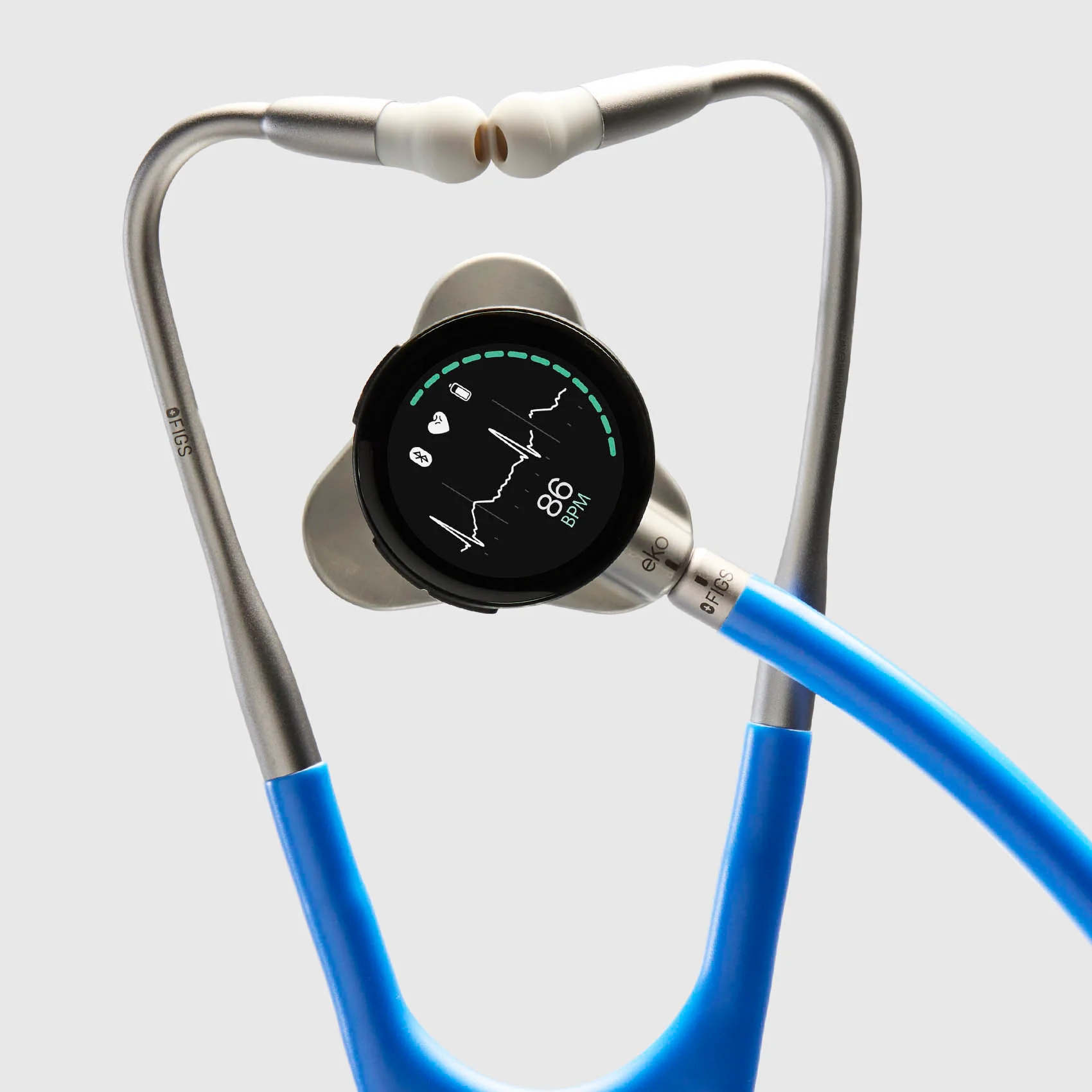Grey FIGS | Eko CORE 500 Digital Stethoscope™ - Chestpiece - Image 4